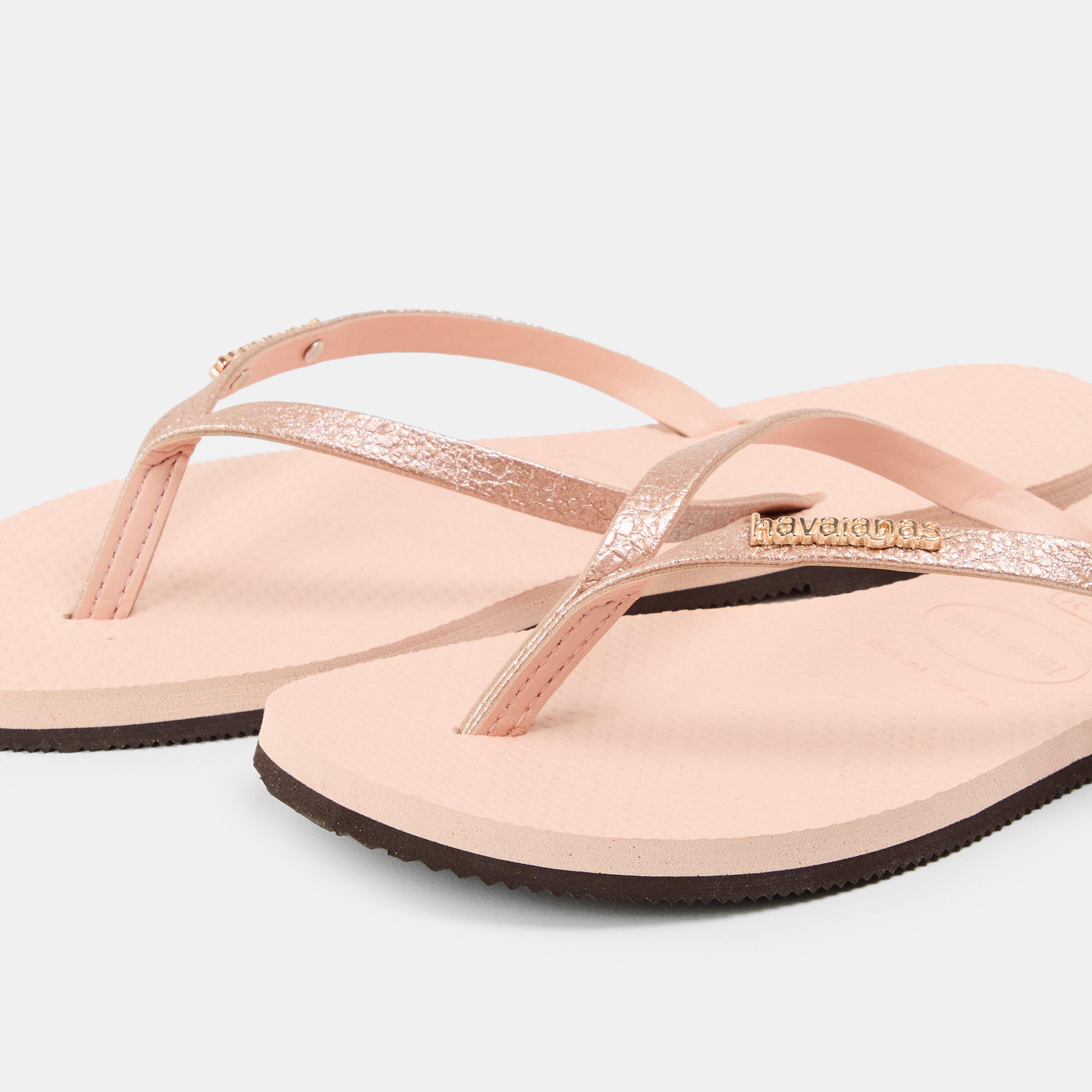 Ballet Rose - Havaianas - Hav. You Shine Ballet Rose 33/34 Flip Flops Womens - 3