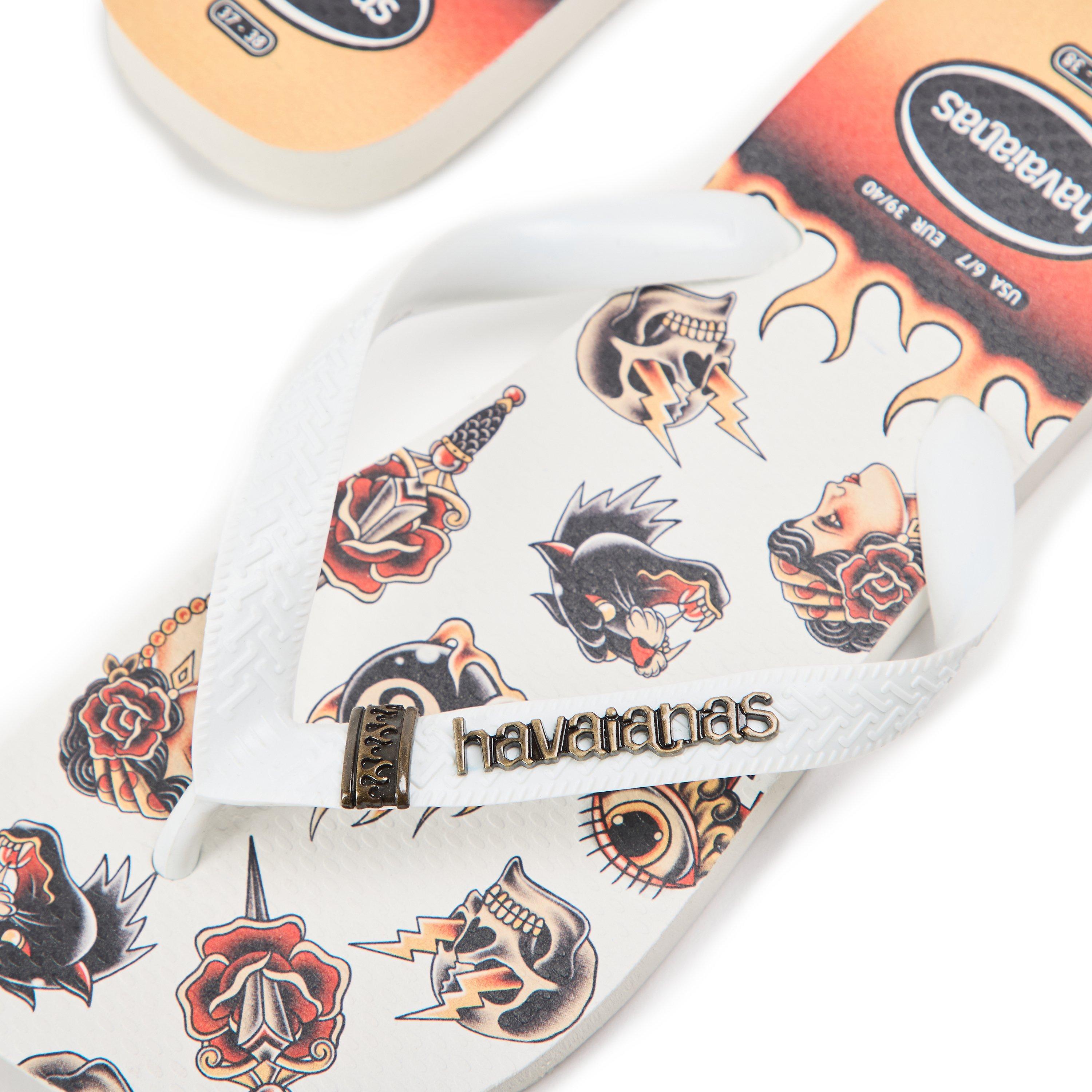 Wit/Wit - Havaianas - Hav. Top Tribo Ruby Red/Black 39/40 Flip Flops Womens - 3