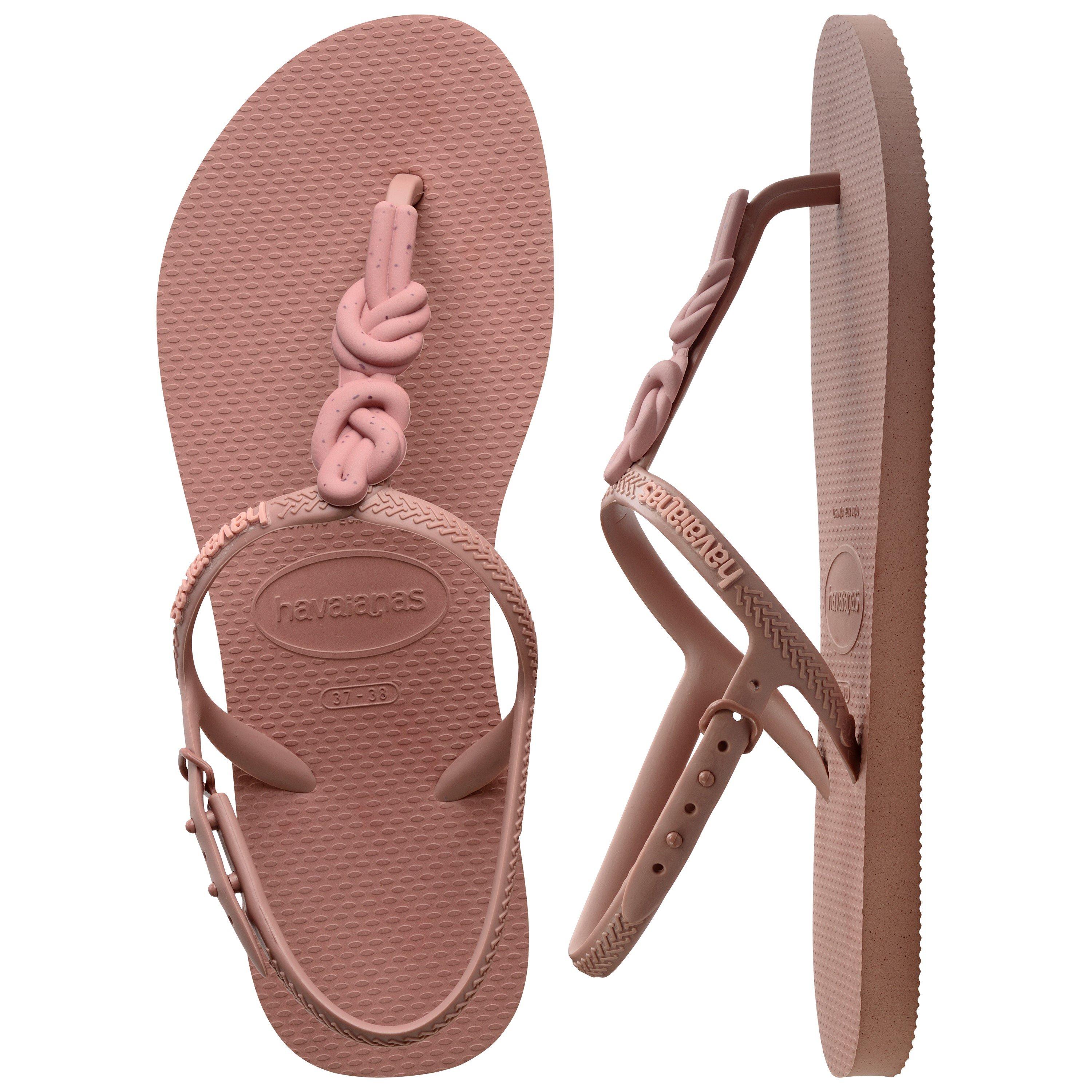 Crocus Rose - Havaianas - Women's Twist Plus Black Flip Flops - 3