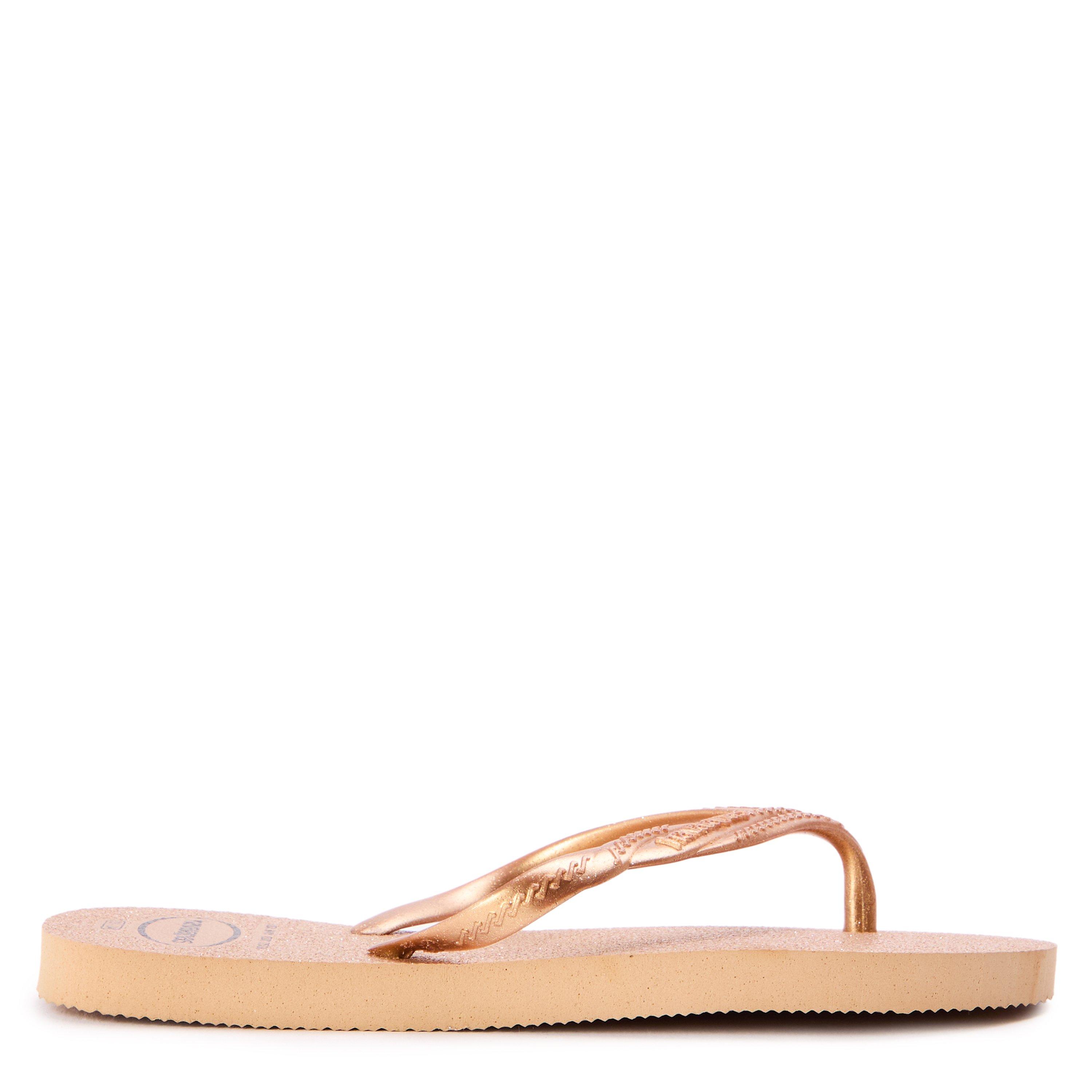 Havaianas Hav. Fantasia Gloss Black/Grey 33/3 Flip Flops Womens