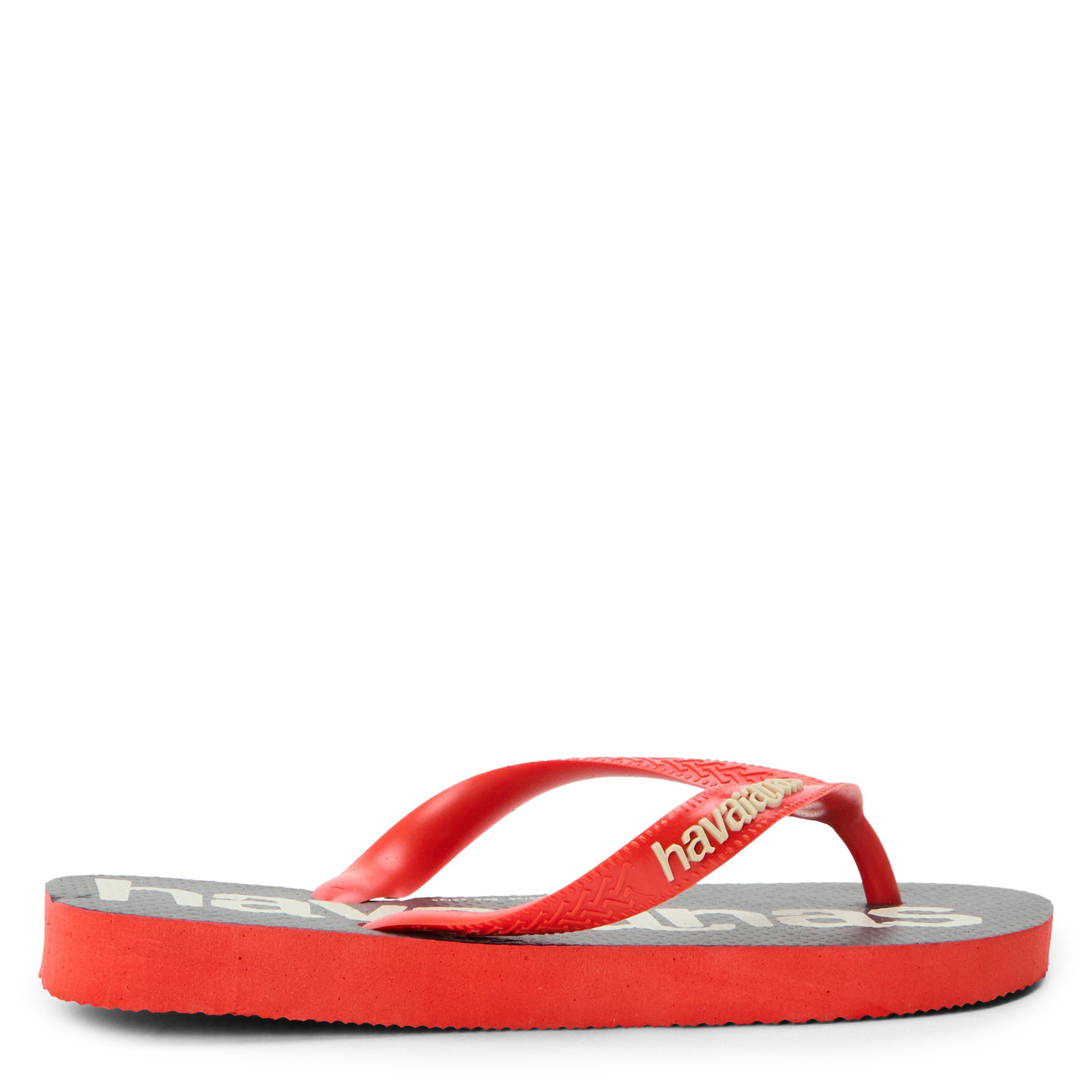 Blood Orange - Havaianas - Women's Top Logomania Ruby Red Flip Flops - 1
