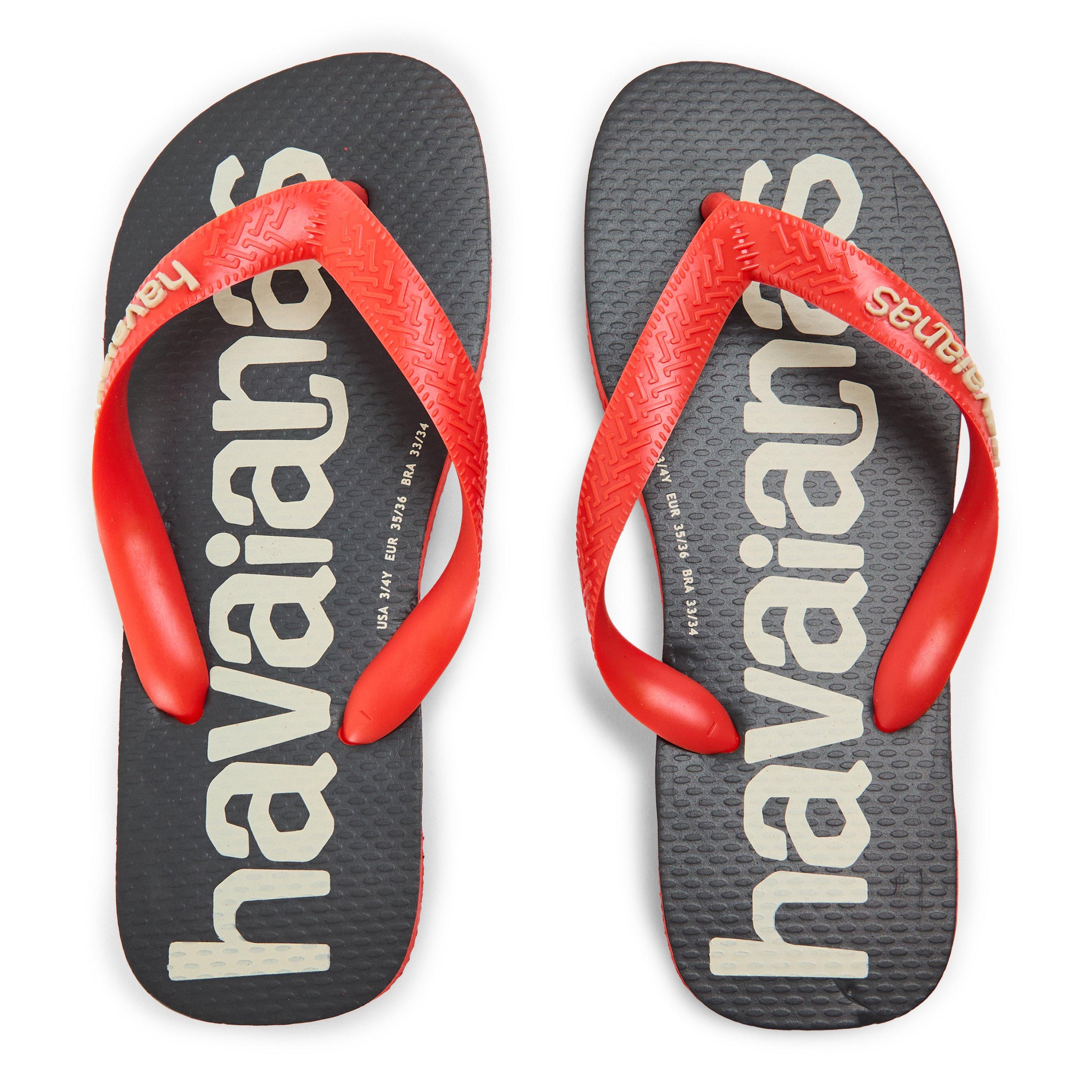 Blood Orange - Havaianas - Women's Top Logomania Ruby Red Flip Flops - 4