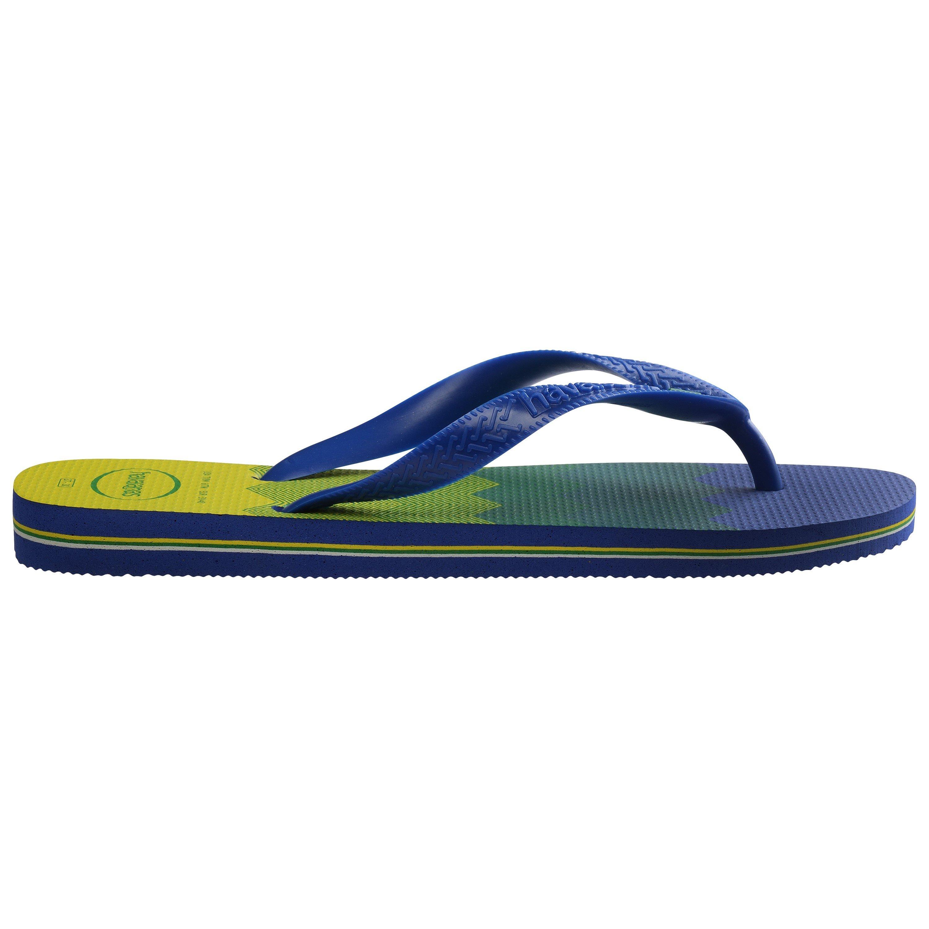 Marine Blue - Havaianas - Women's Brasil Fresh Rose Gum Flip Flops - 1