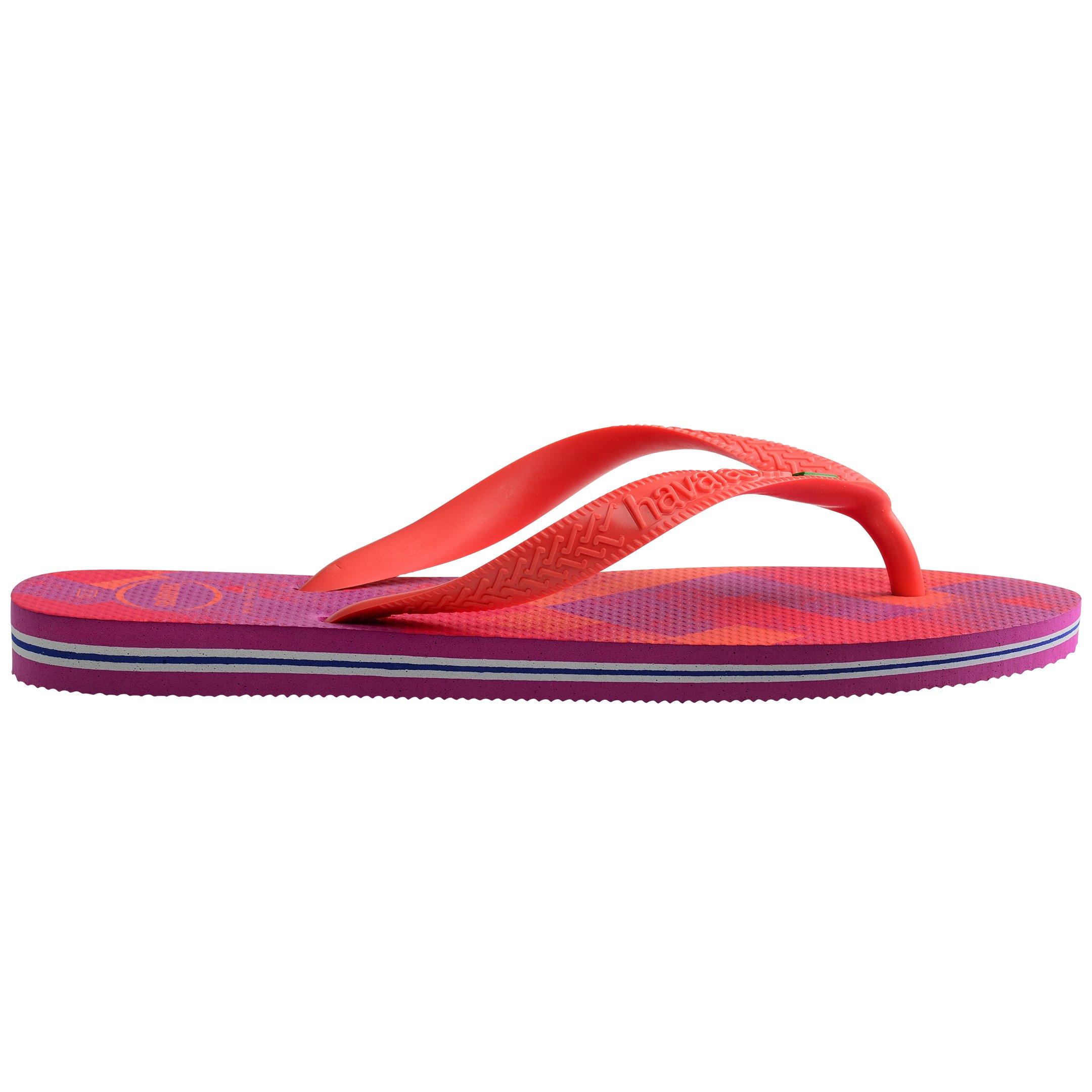 Rose Gum - Havaianas - Women's Brasil Fresh Black Flip Flops - 1