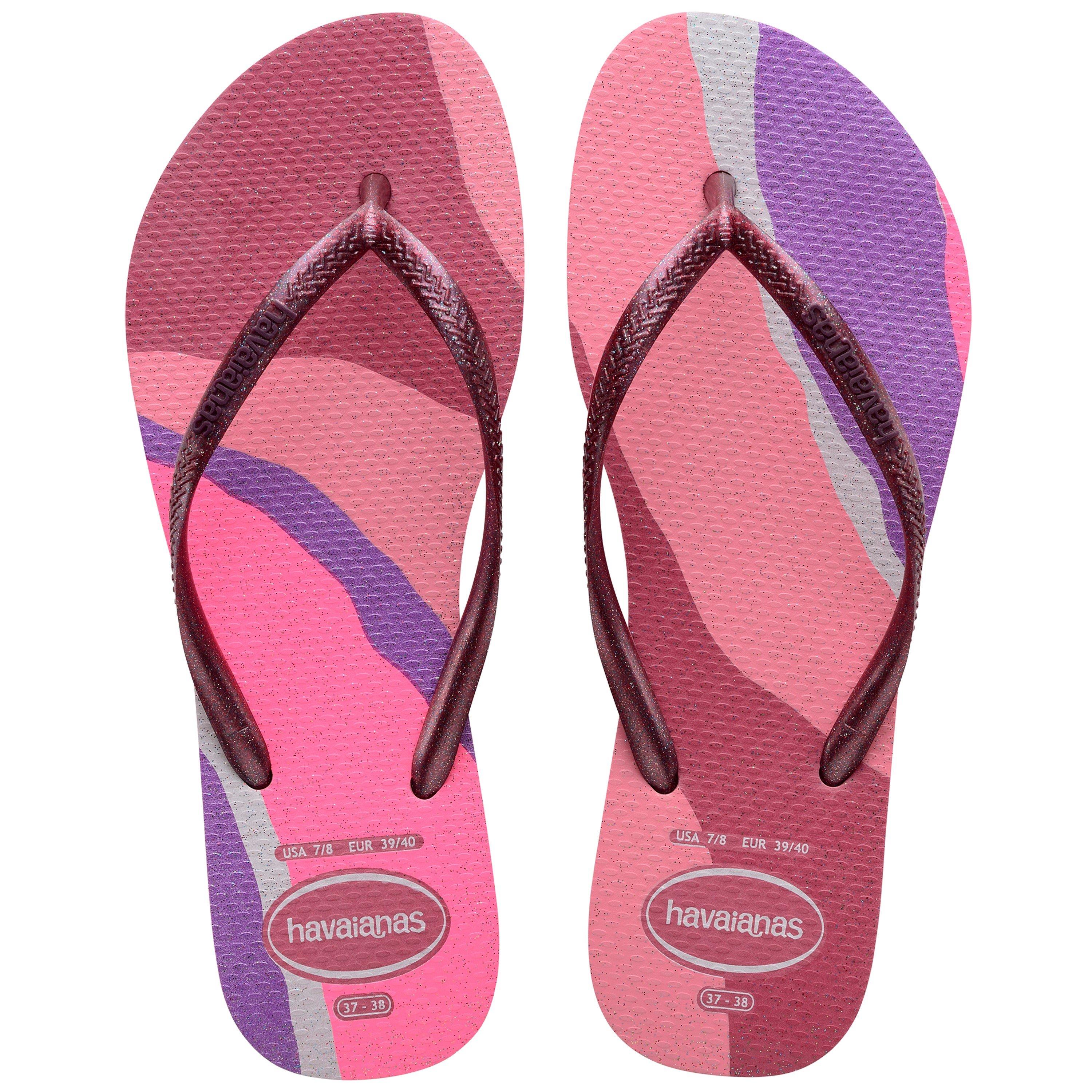 Velvet Rose - Havaianas - Hav. Slim Palette Glow Velvet Rose Flip Flops Womens - 3
