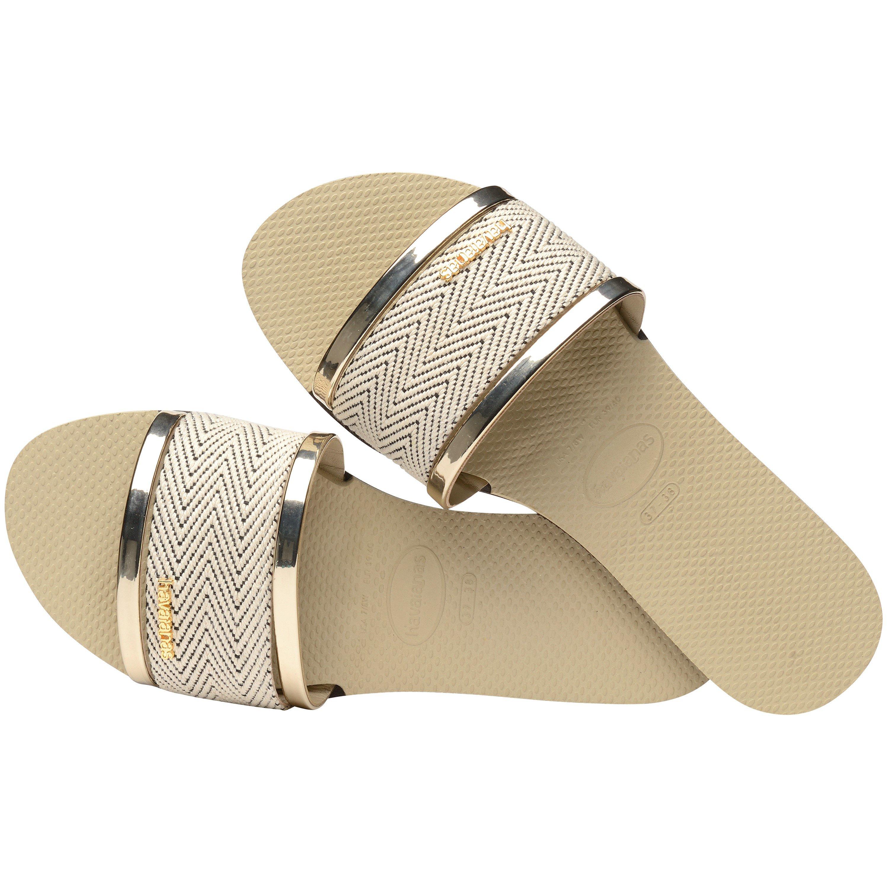 Zandgrijs - Havaianas - Women's Hav. You Trancoso Premium Black Flip Flops - 3
