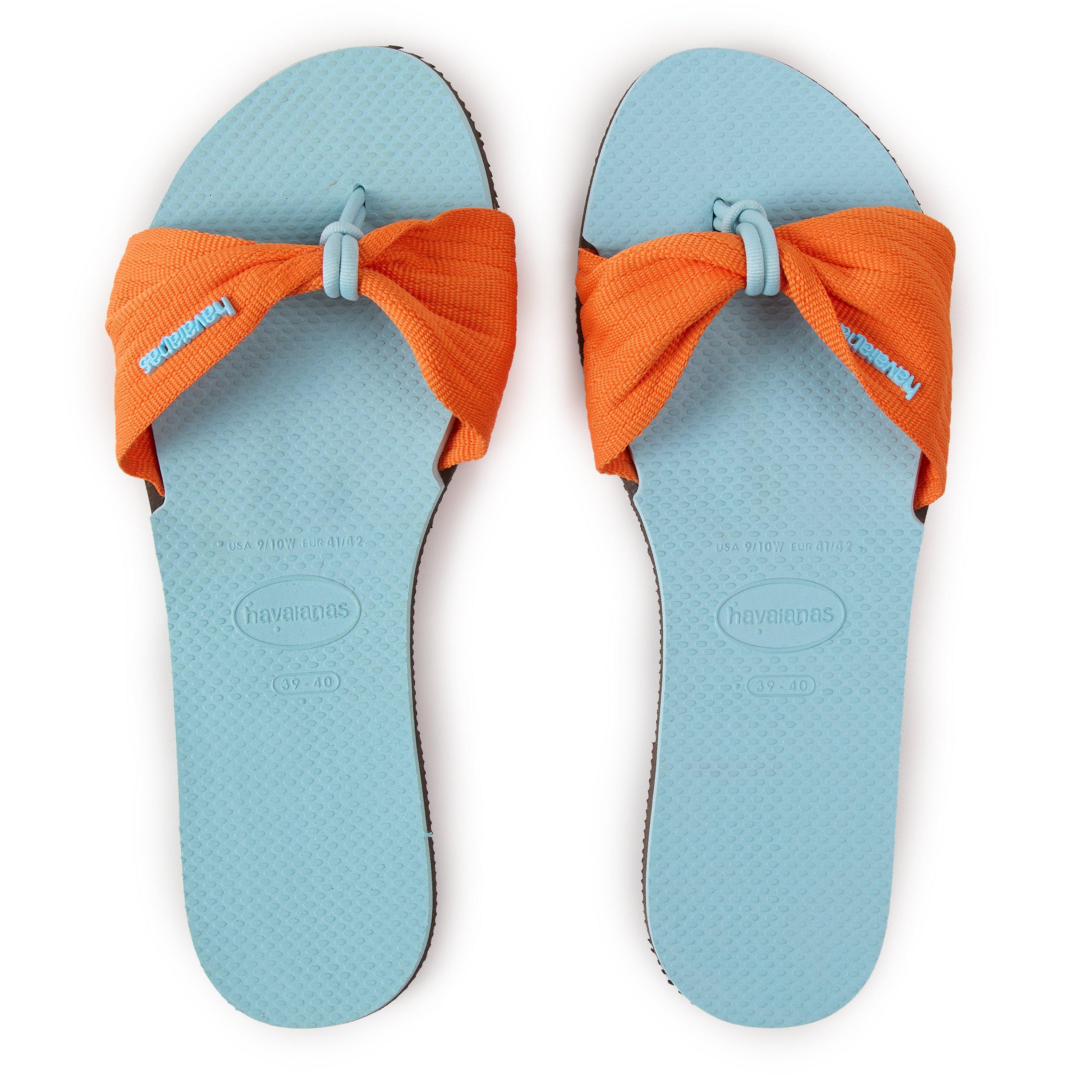 Blue Water - Havaianas - Womens Hav. You St Tropez Basic Flip Flops - 6