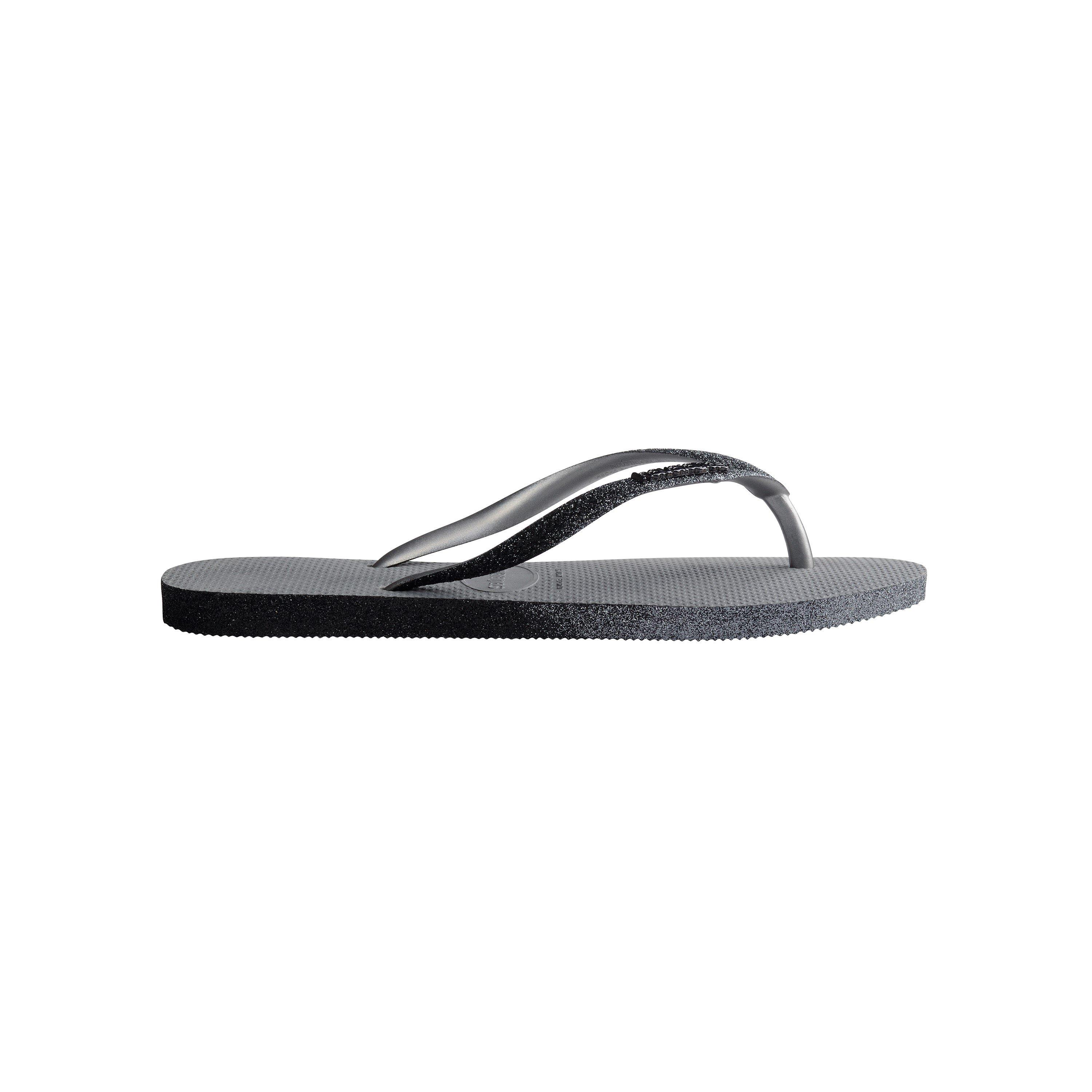 Steel Grey - Havaianas - Hav. Slim Sparkle Ii Steel Grey 33/ Flip Flops Womens - 2