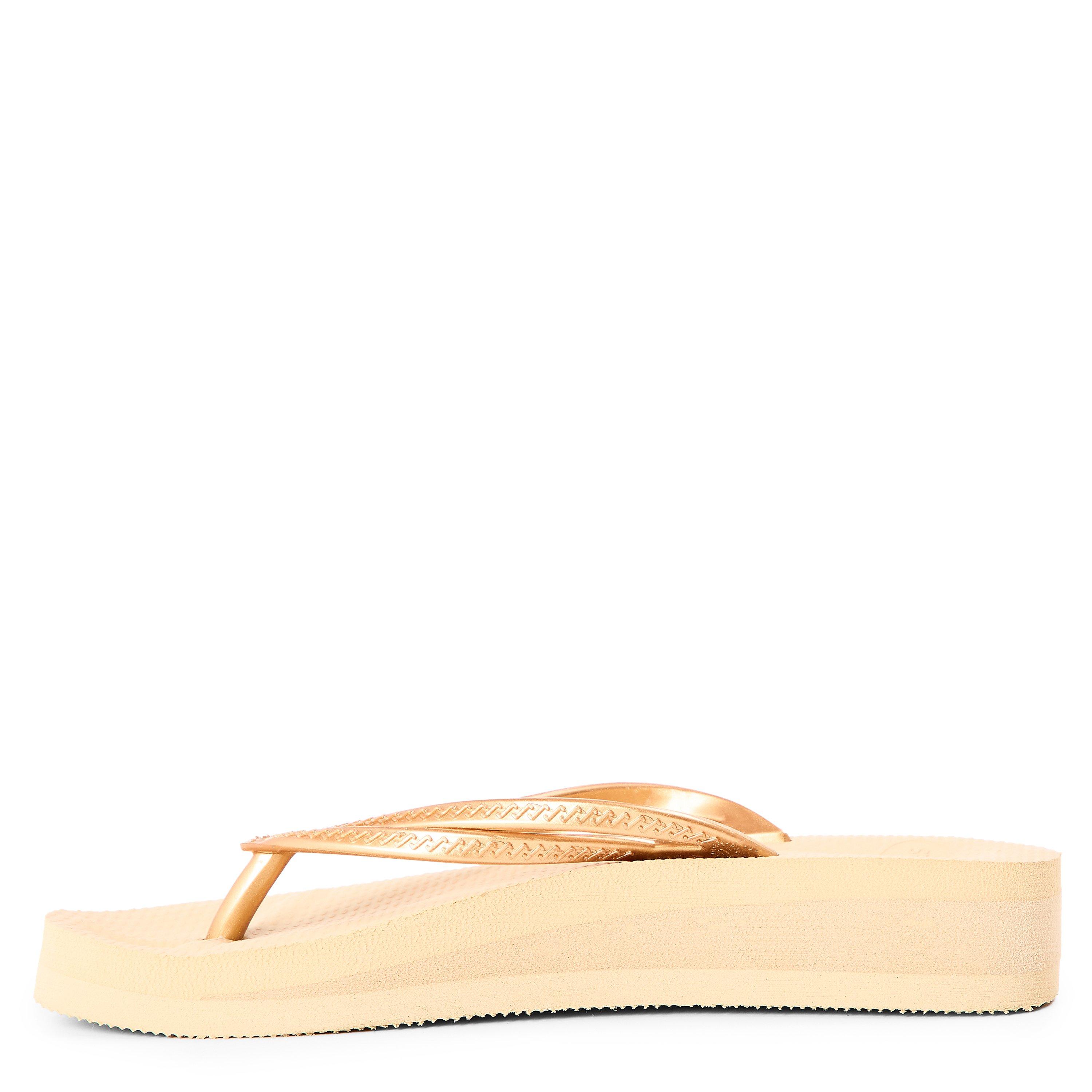 Gold - Havaianas - Women's Wedges Flip Flops - 2