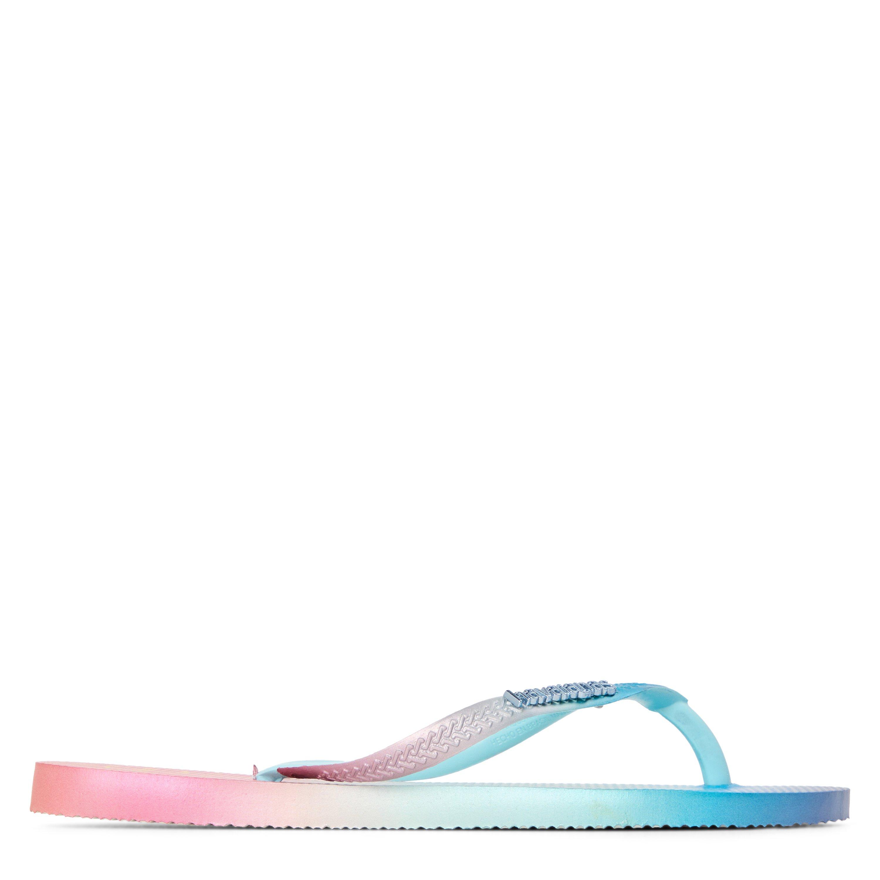 White - Havaianas - Hav. Slim Gradient Sunset Ballet Ro Flip Flops Womens - 1