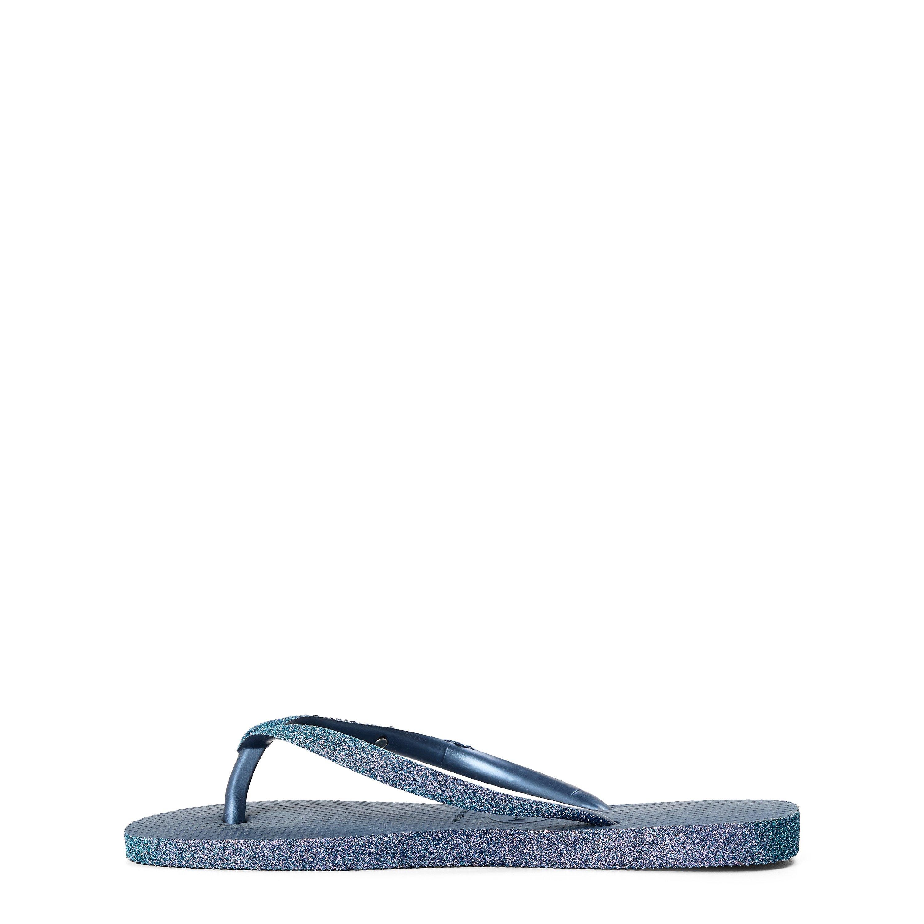 Indigo Blue - Havaianas - Hav. Slim Sparkle Ii Aubergine 33/3 Flip Flops Womens - 2