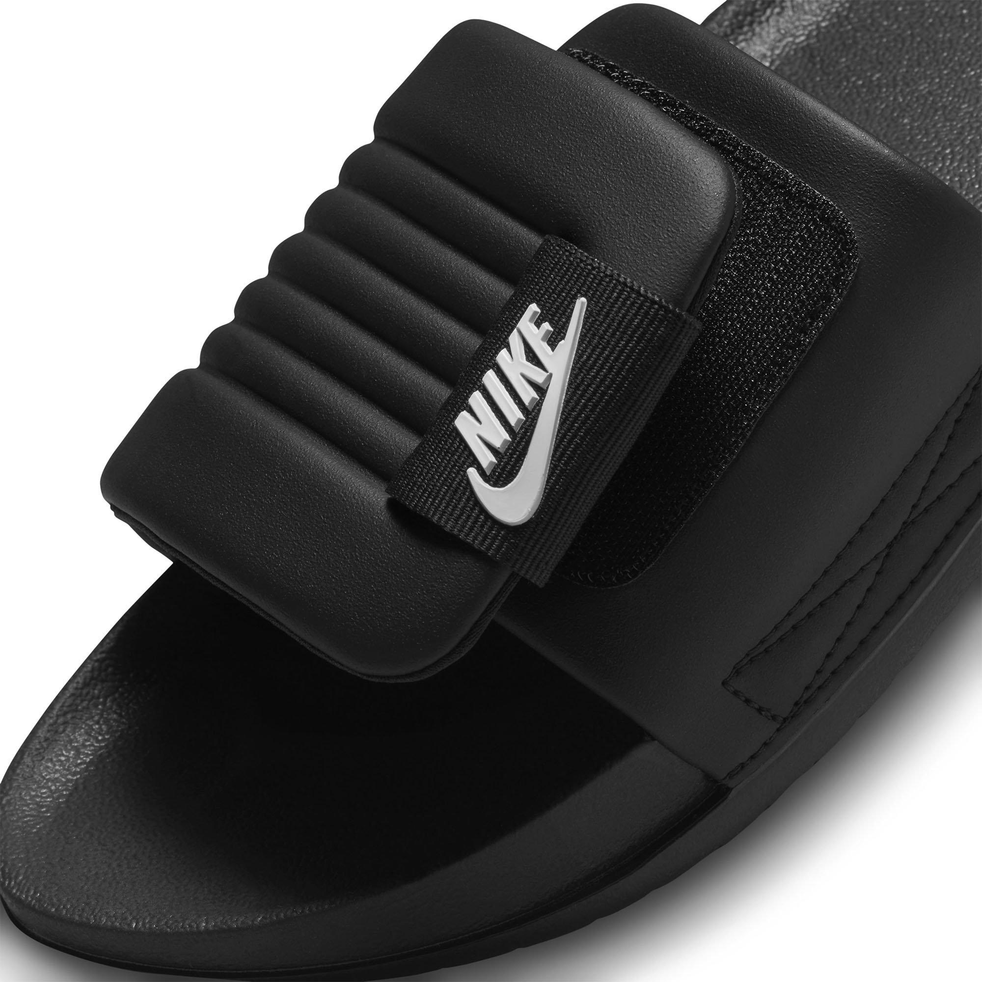 Blk/White-Black - Nike - Nike Offcourt Adjust Womens Slide Sandals - 5