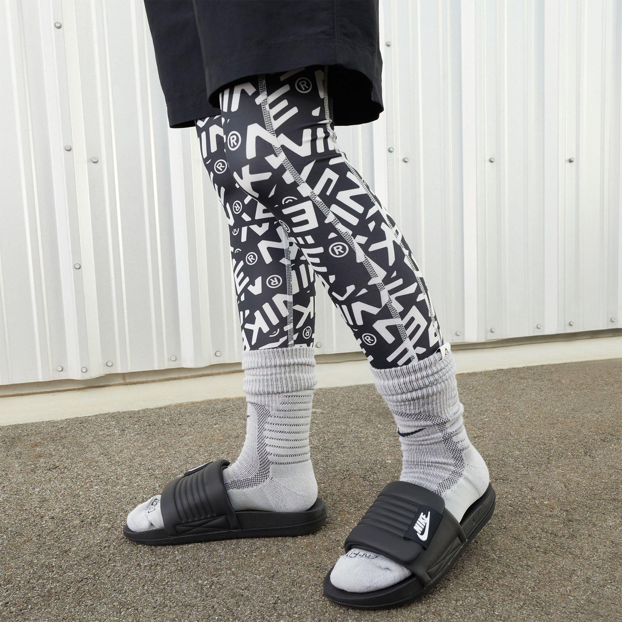 Blk/White-Black - Nike - Nike Offcourt Adjust Womens Slide Sandals - 6