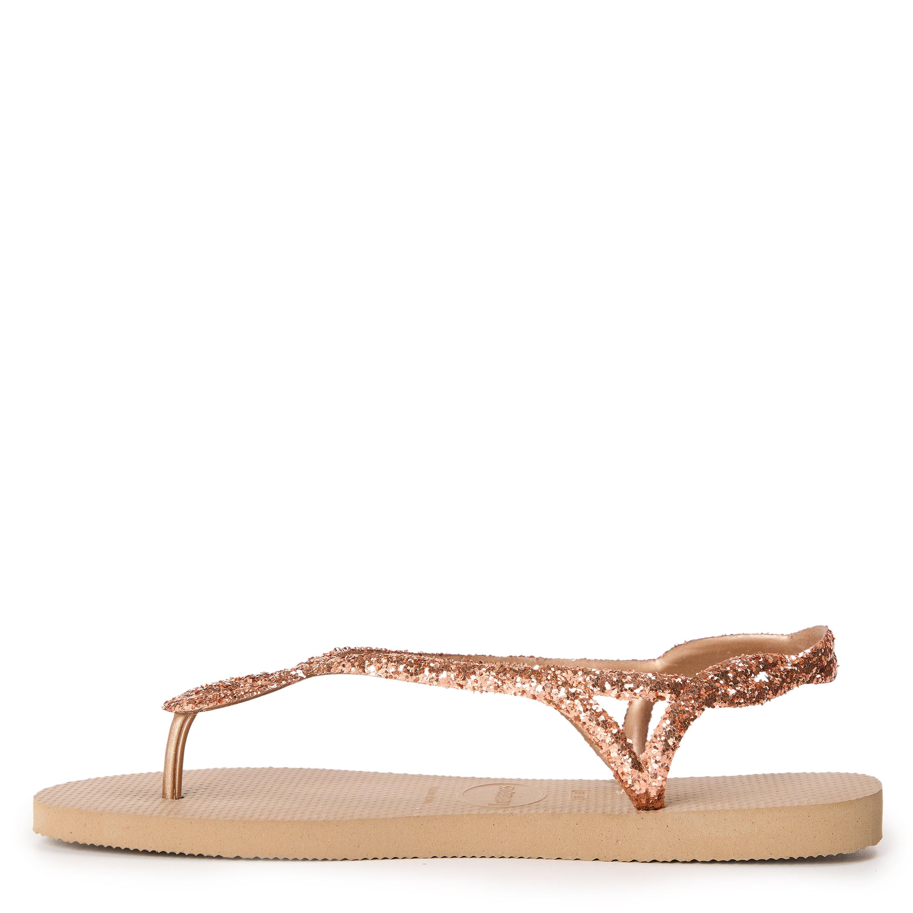 Rose Gold - Havaianas - Hav. Luna Premium Ii Ballet Rose/Pi Flip Flops Womens - 2