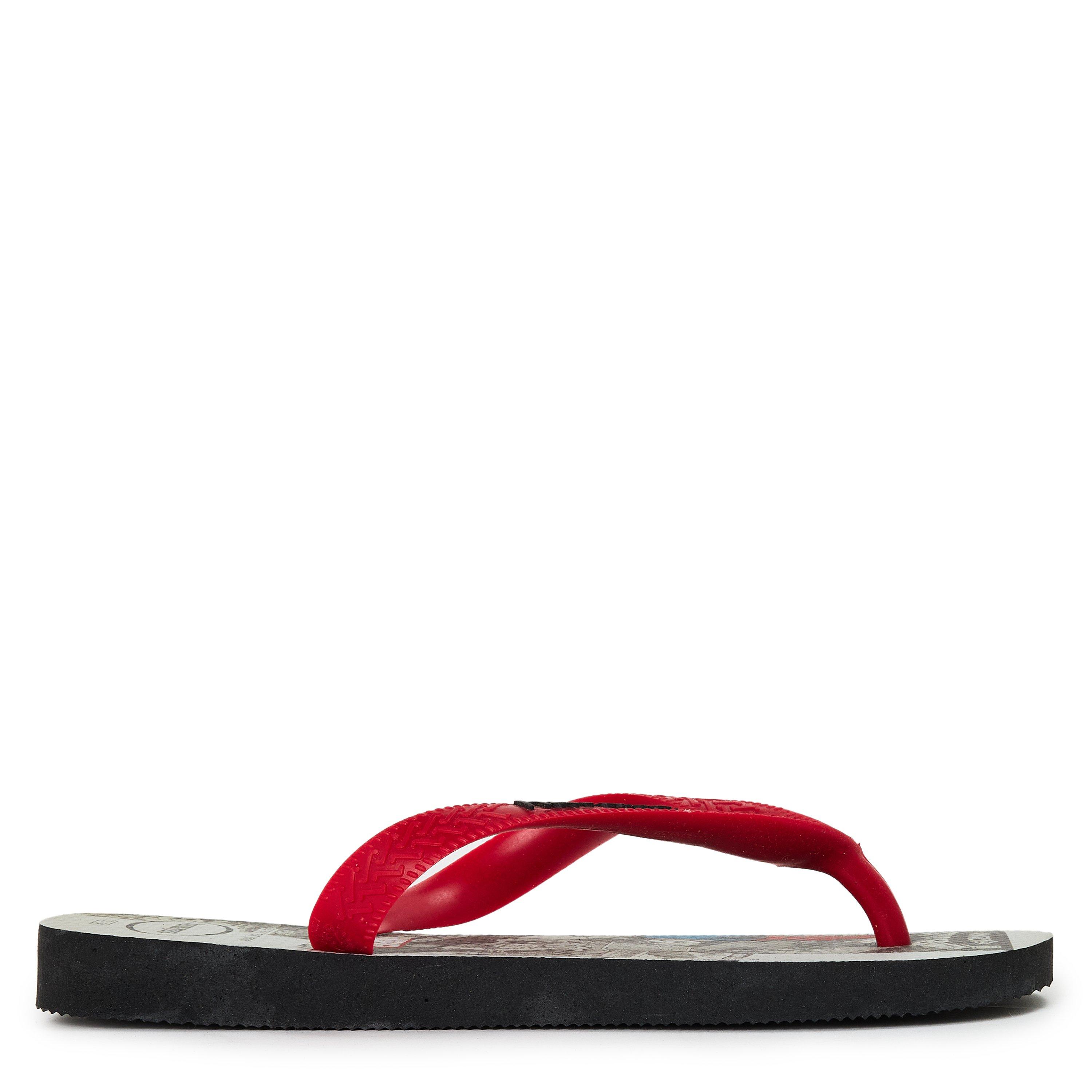 Black - Havaianas - Hav. Top Marvel Classics Beige Stra Flip Flops Womens - 1