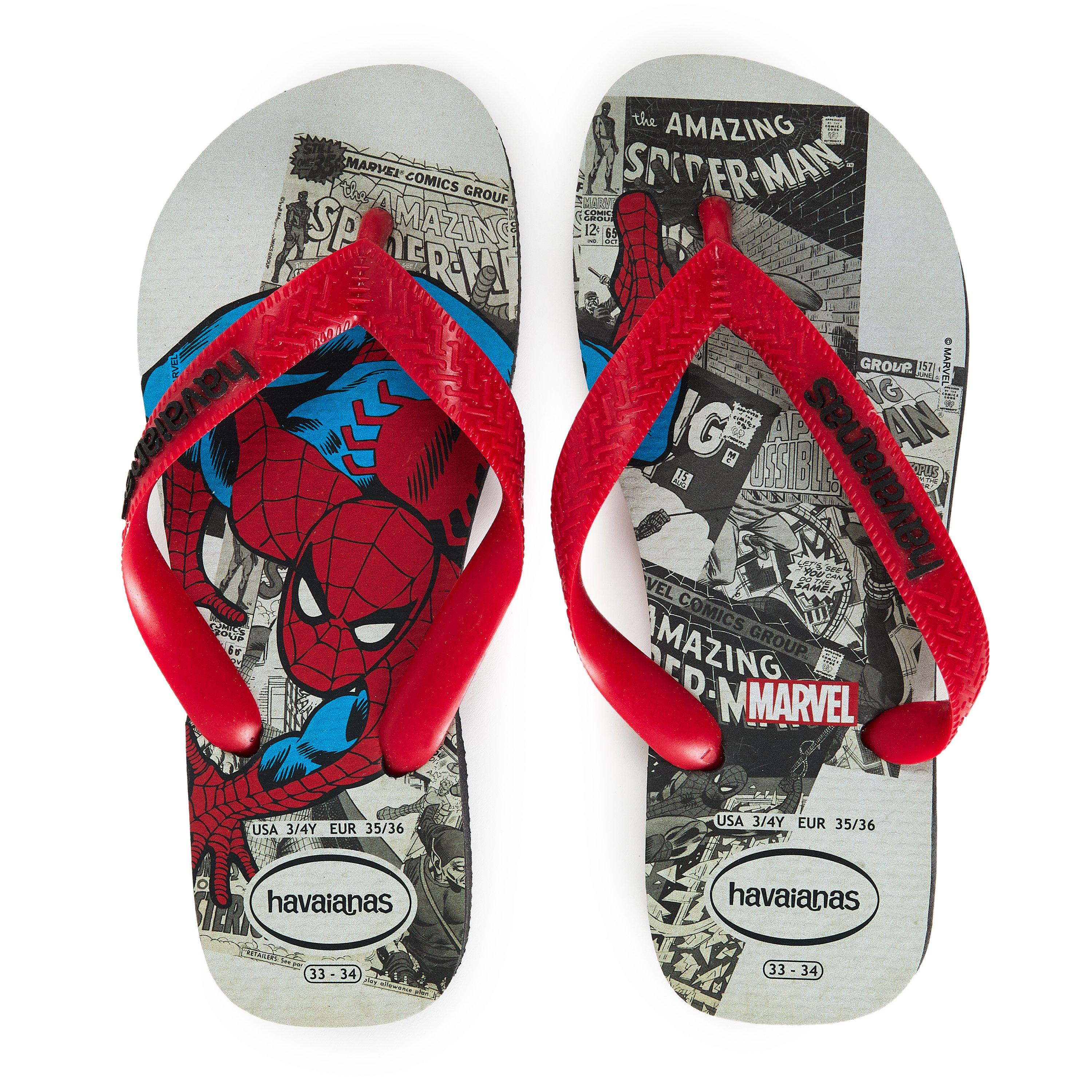 Black - Havaianas - Hav. Top Marvel Classics Beige Stra Flip Flops Womens - 4