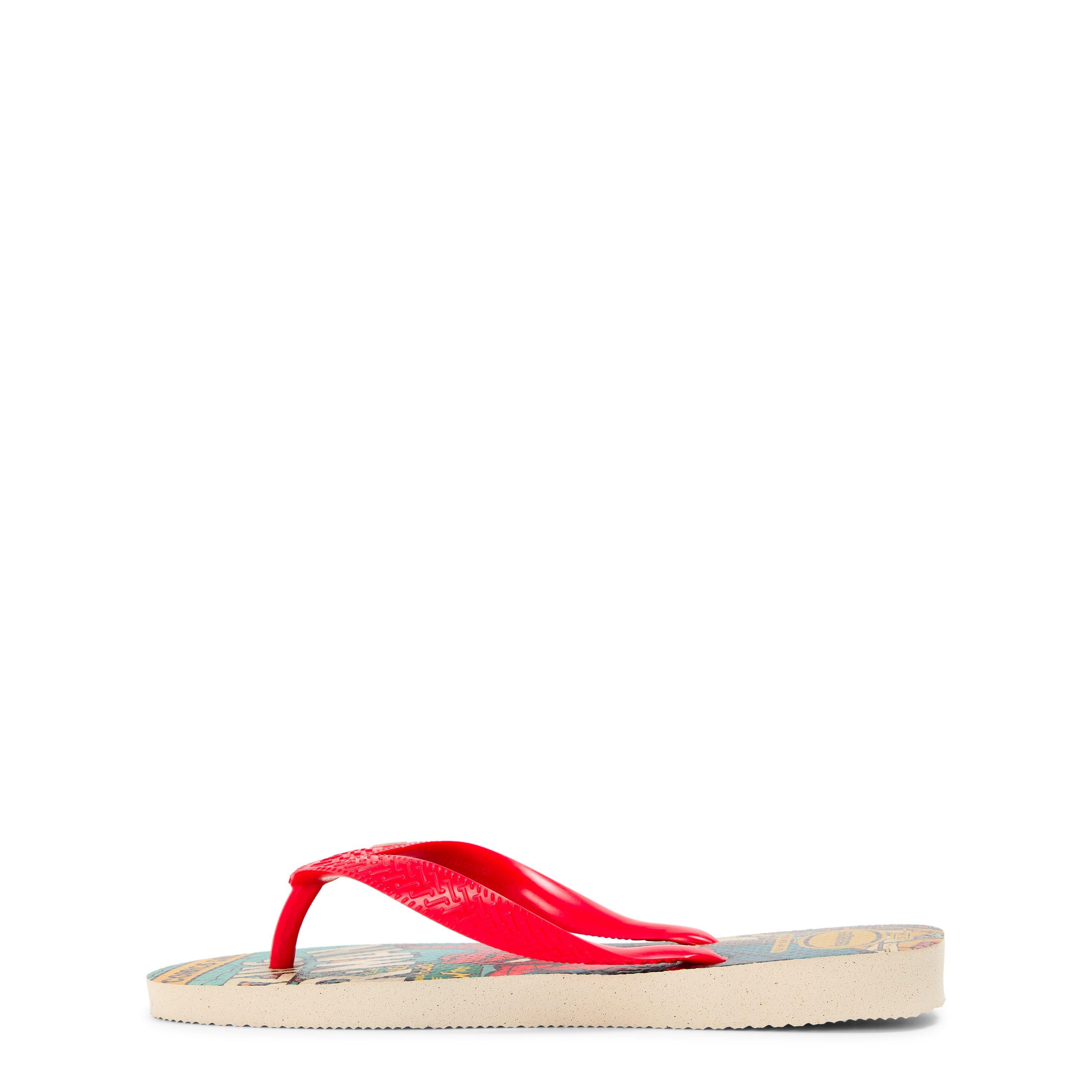 Beige/Rubinrot - Havaianas - Women's Top Marvel Classics Beige Flip Flops - 2