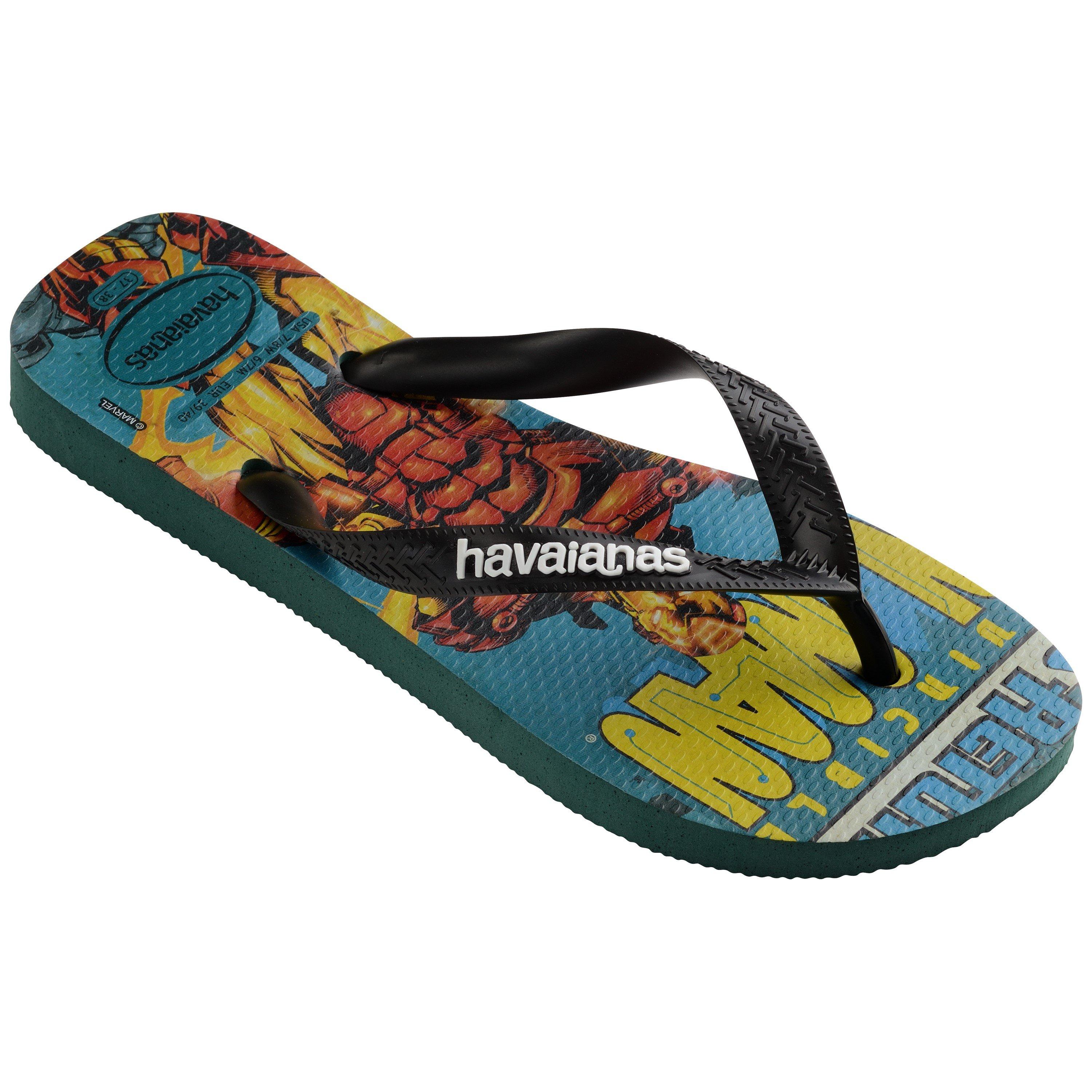 Pantanal Green - Havaianas - Hav. Top Marvel Classics Beige Stra Flip Flops Womens - 2