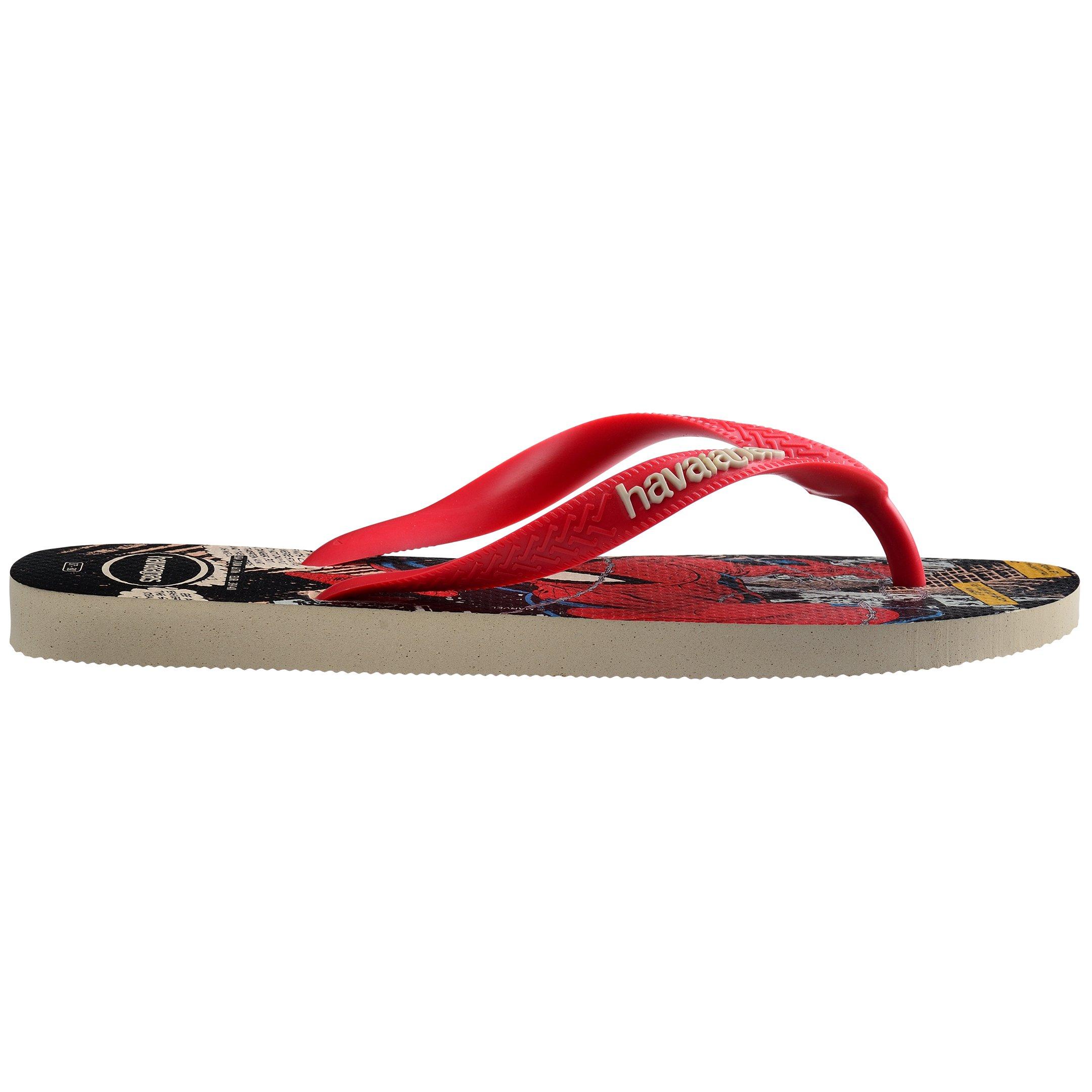 Havaianas Women's Top Marvel Classics Beige Flip Flops - Beige Straw - 13C