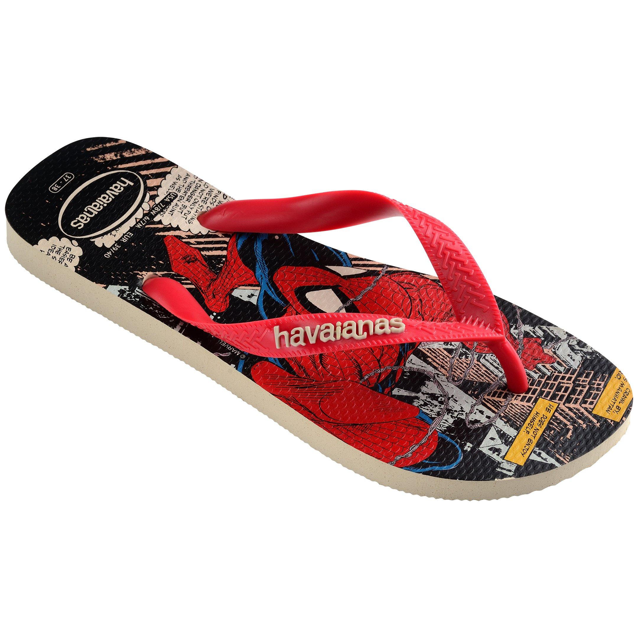 Beige Straw - Havaianas - Women's Top Marvel Classics Beige Flip Flops - 2