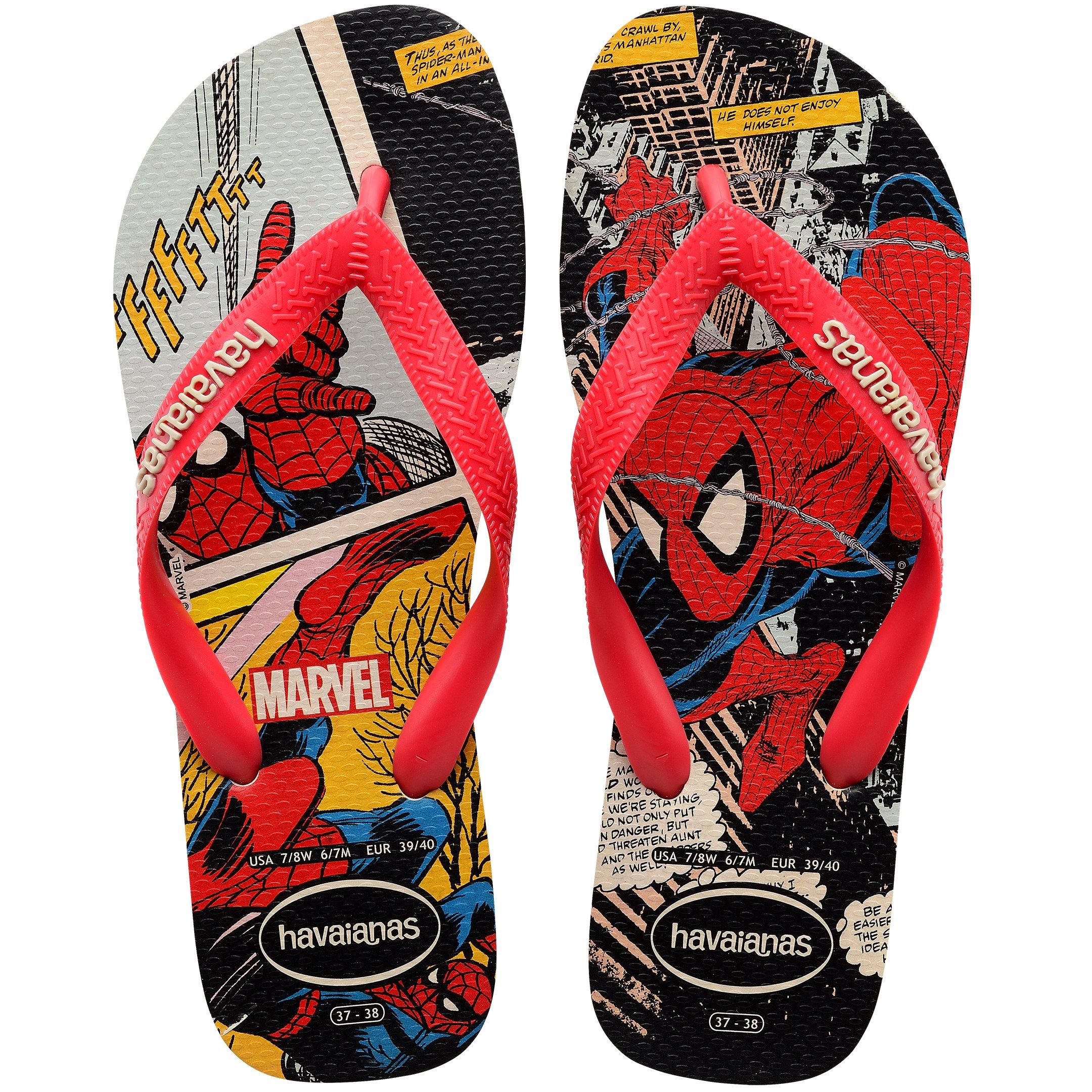 Beige Straw - Havaianas - Women's Top Marvel Classics Beige Flip Flops - 3