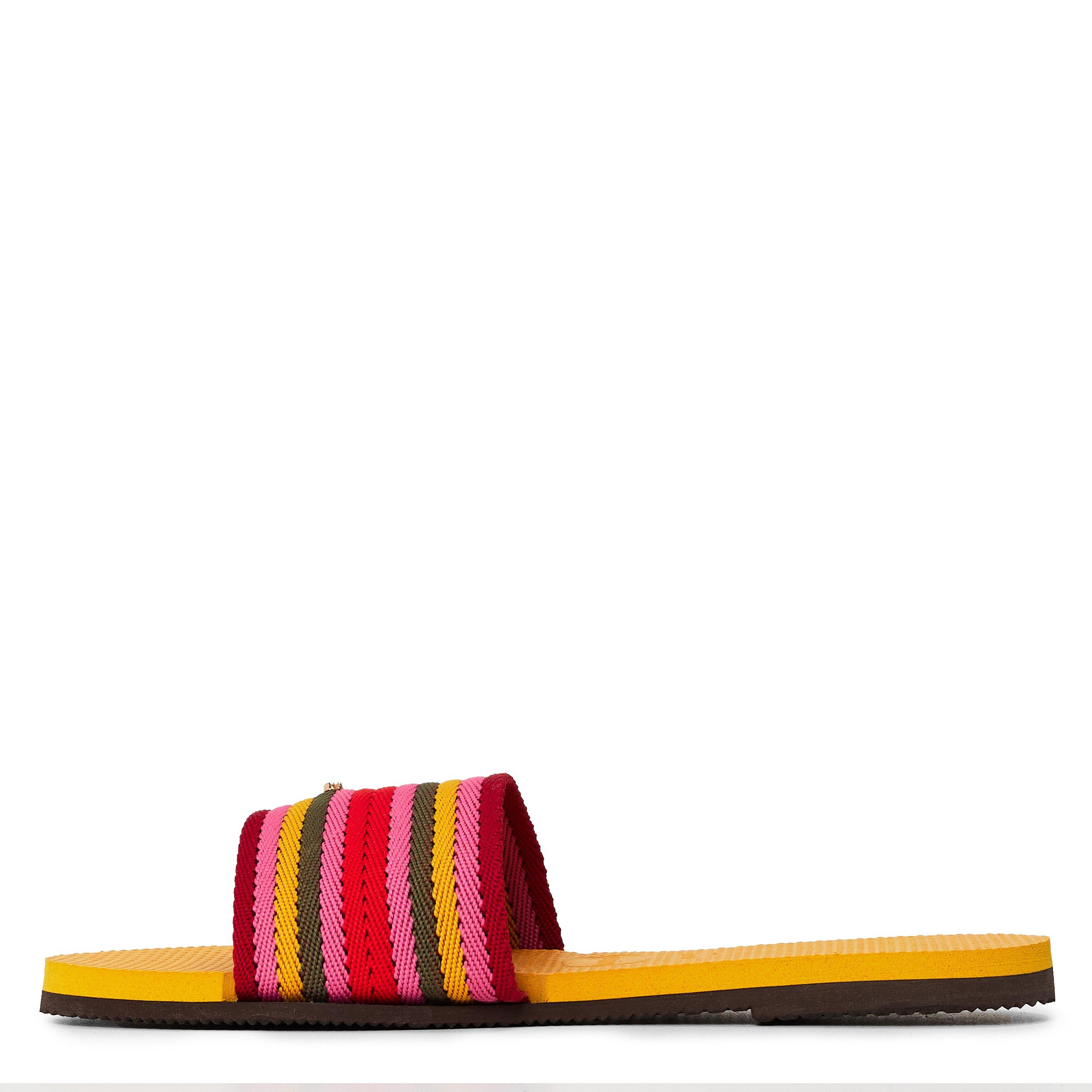 Orange Citrus - Havaianas - Women's Hav. You Malta Mix Black Flip Flops - 2