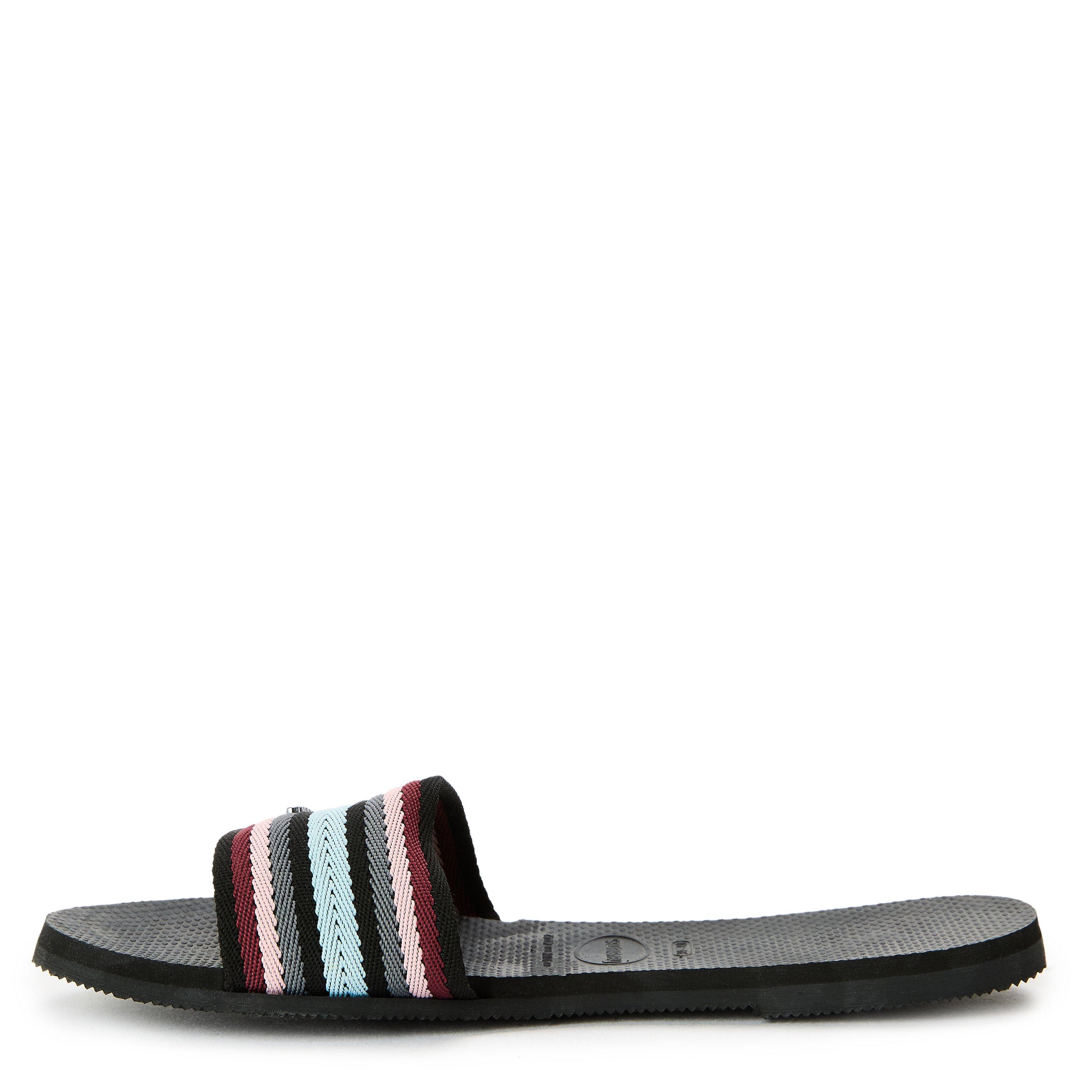 Black - Havaianas - Hav. You Malta Mix Black 35/36 Flip Flops Womens - 2