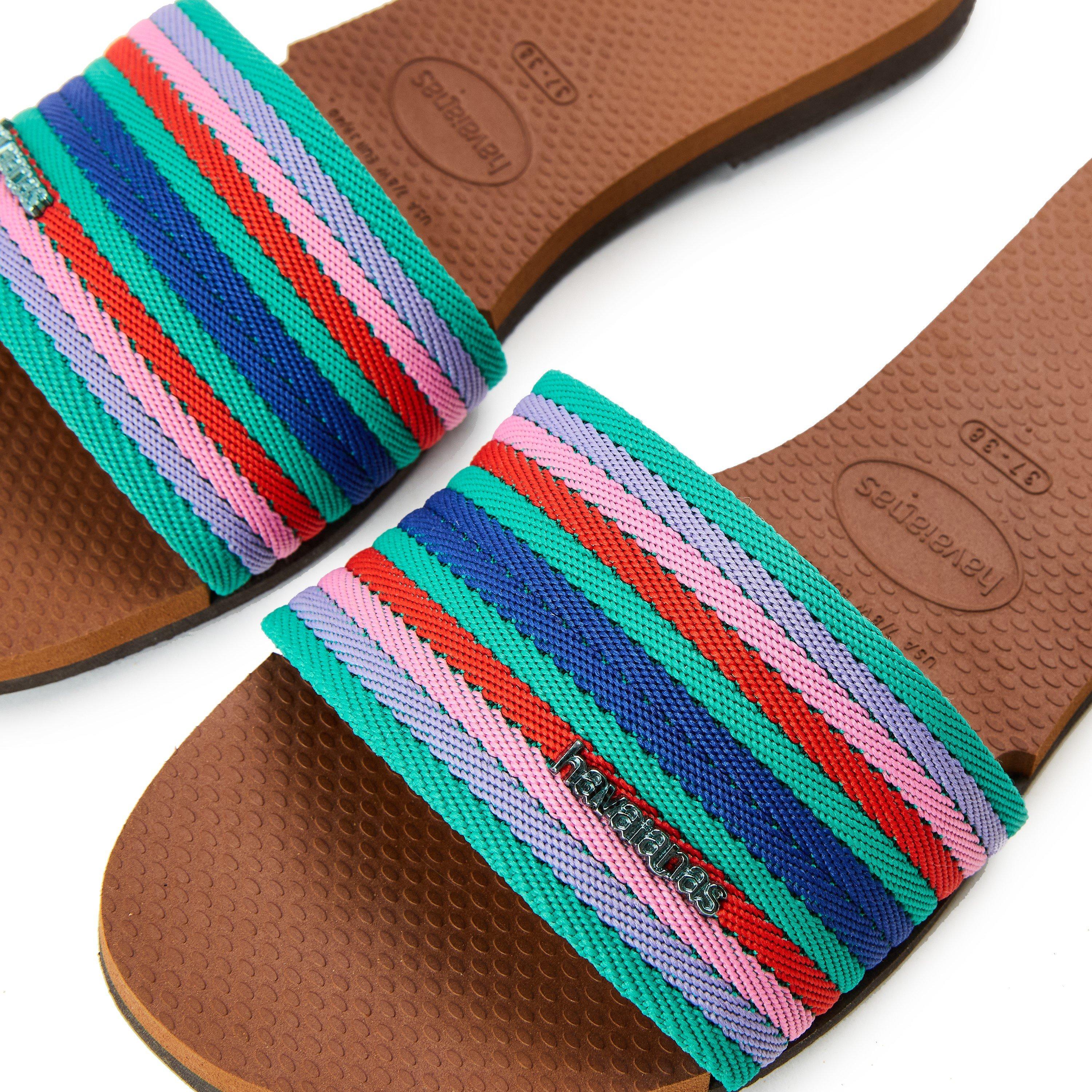 Rust - Havaianas - Hav. You Malta Mix Black 35/36 Flip Flops Womens - 3