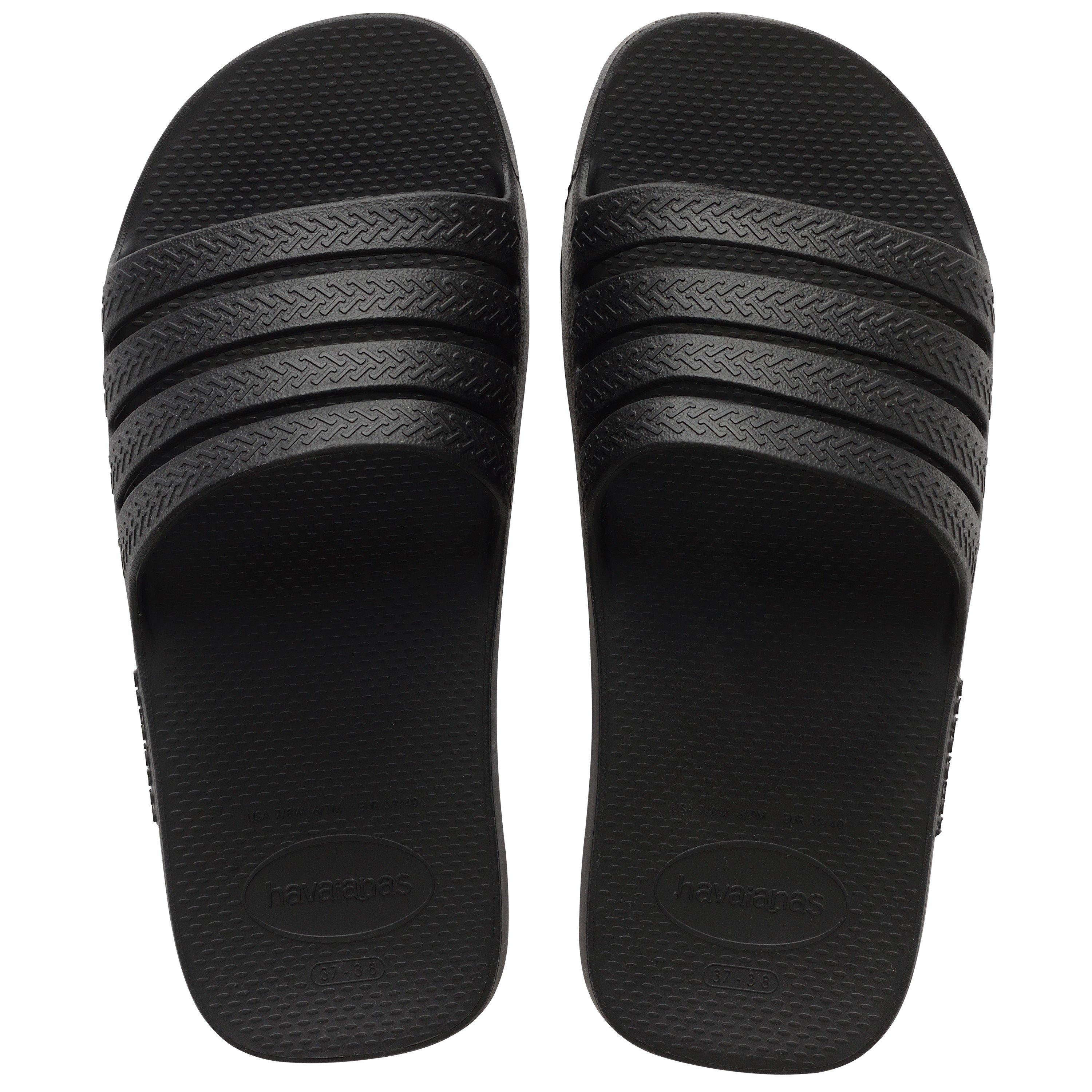 Black - Havaianas - Hav. Slide Stradi Black 33/34 Flip Flops Womens - 3