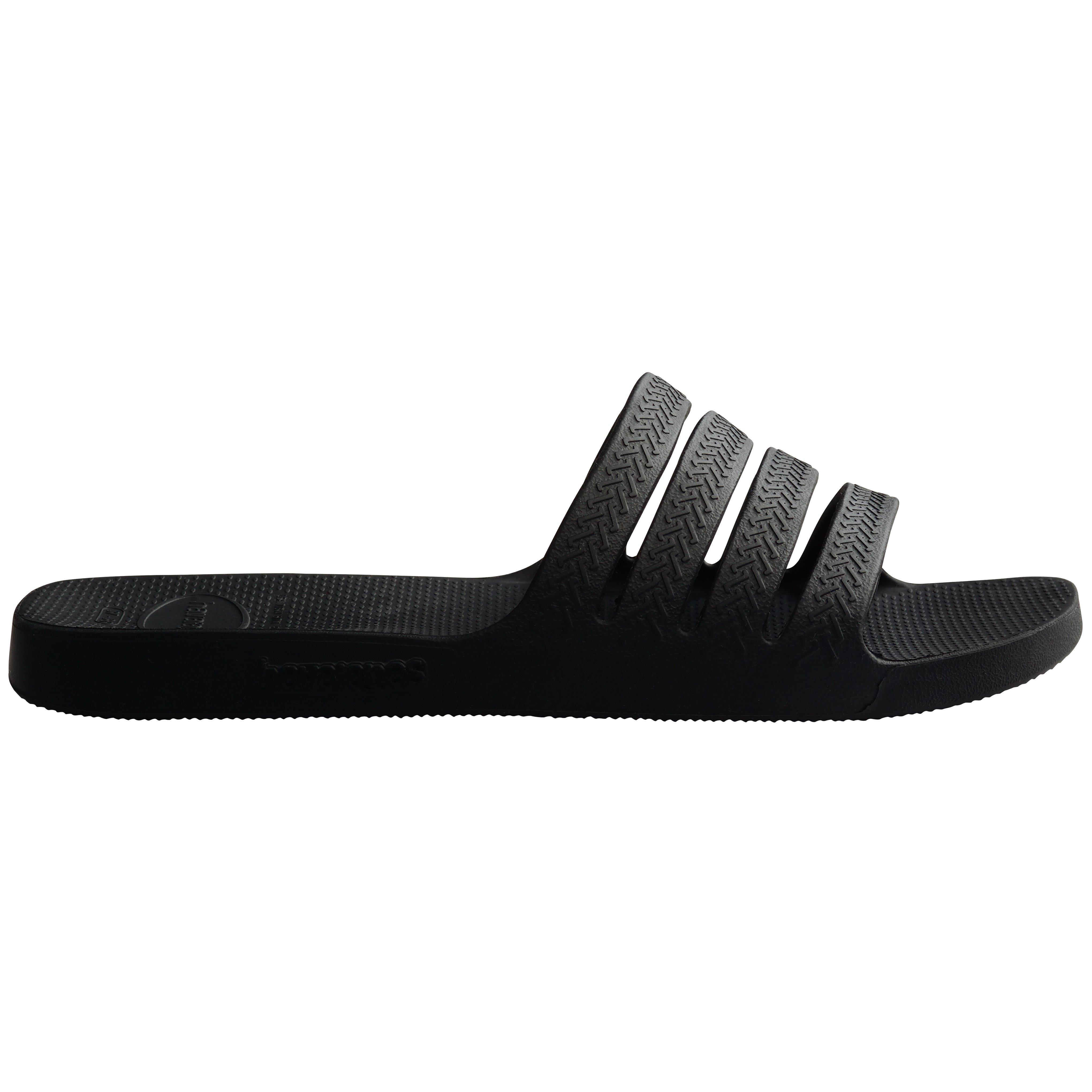 Black - Havaianas - Hav. Slide Stradi Black 35/36 Flip Flops Womens - 2