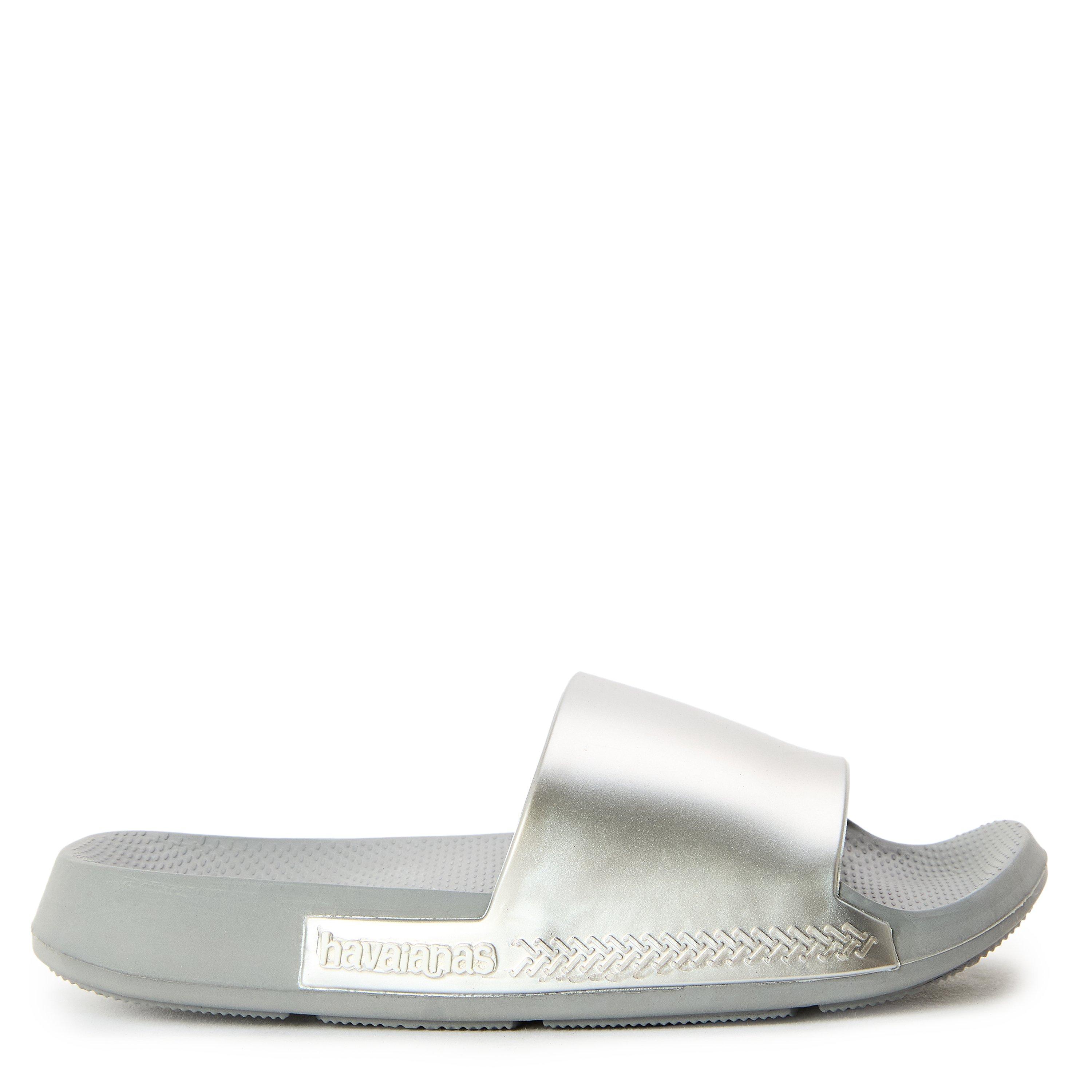 Steel Grey - Havaianas - Women's Classic Metallic Steel Flip Flops - 1