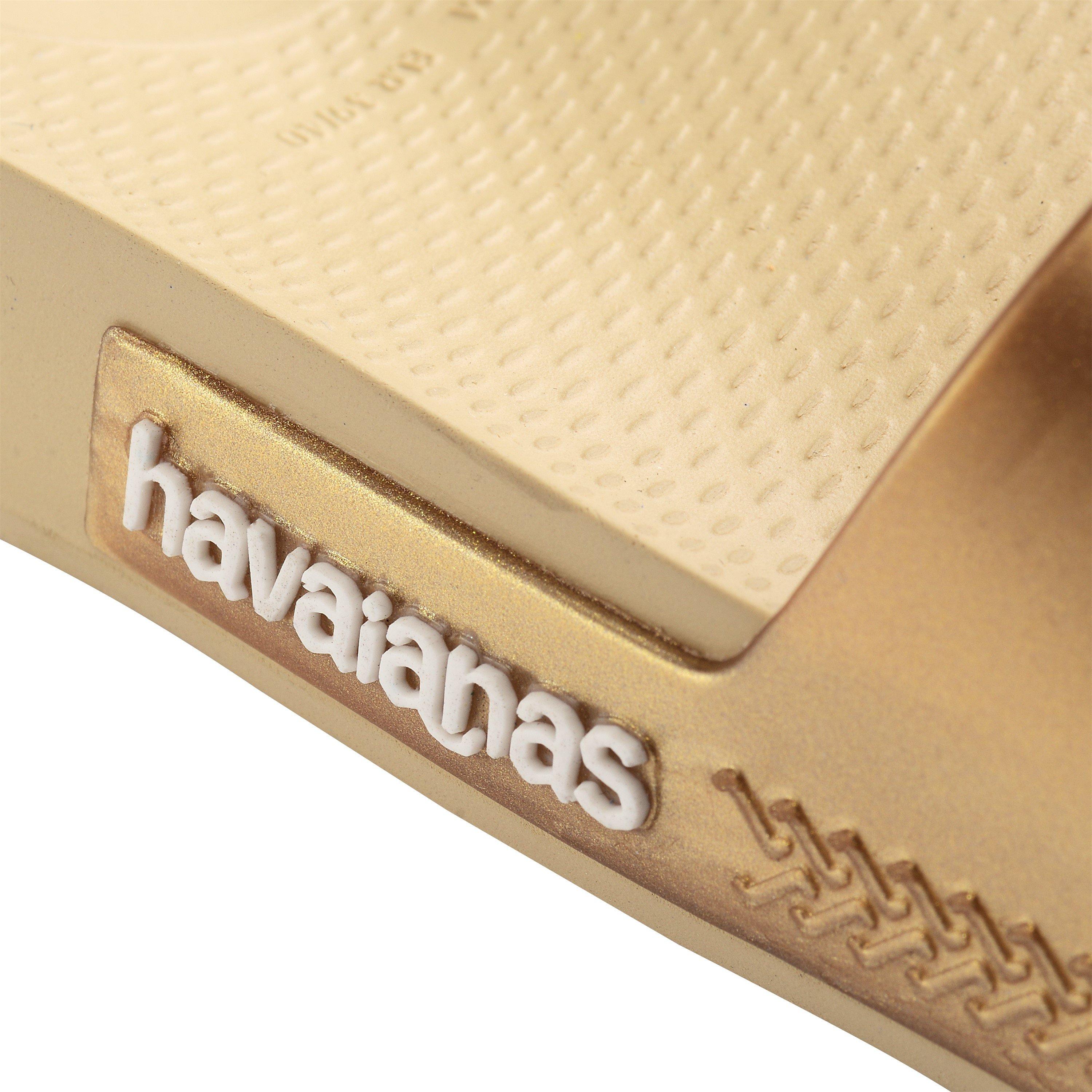 Sand Grey - Havaianas - Hav. Slide Classic Metallic Crocus Flip Flops Womens - 3