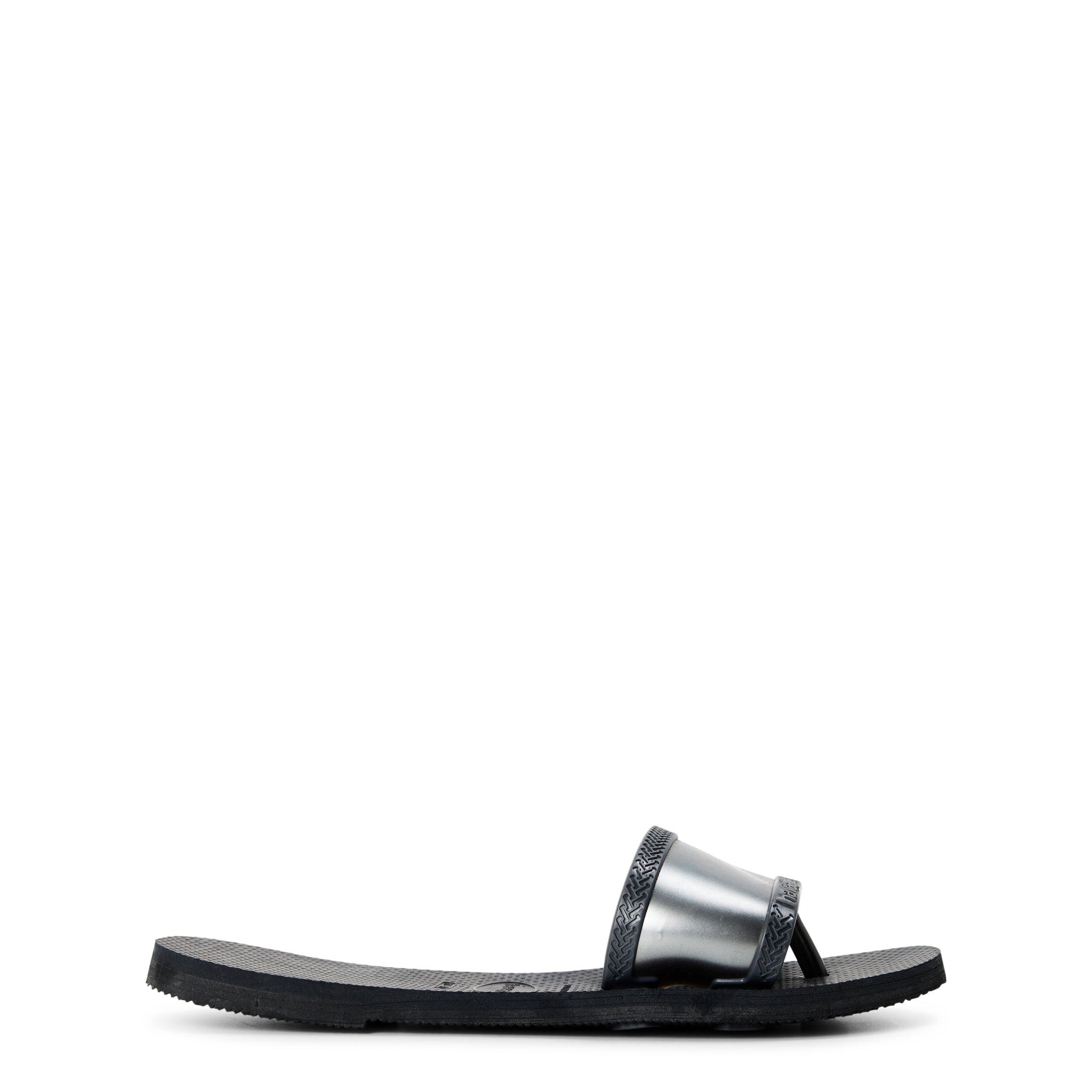 New Graphite - Havaianas - Women's Hav. You Angra Crocus Rose Flip Flops - 1