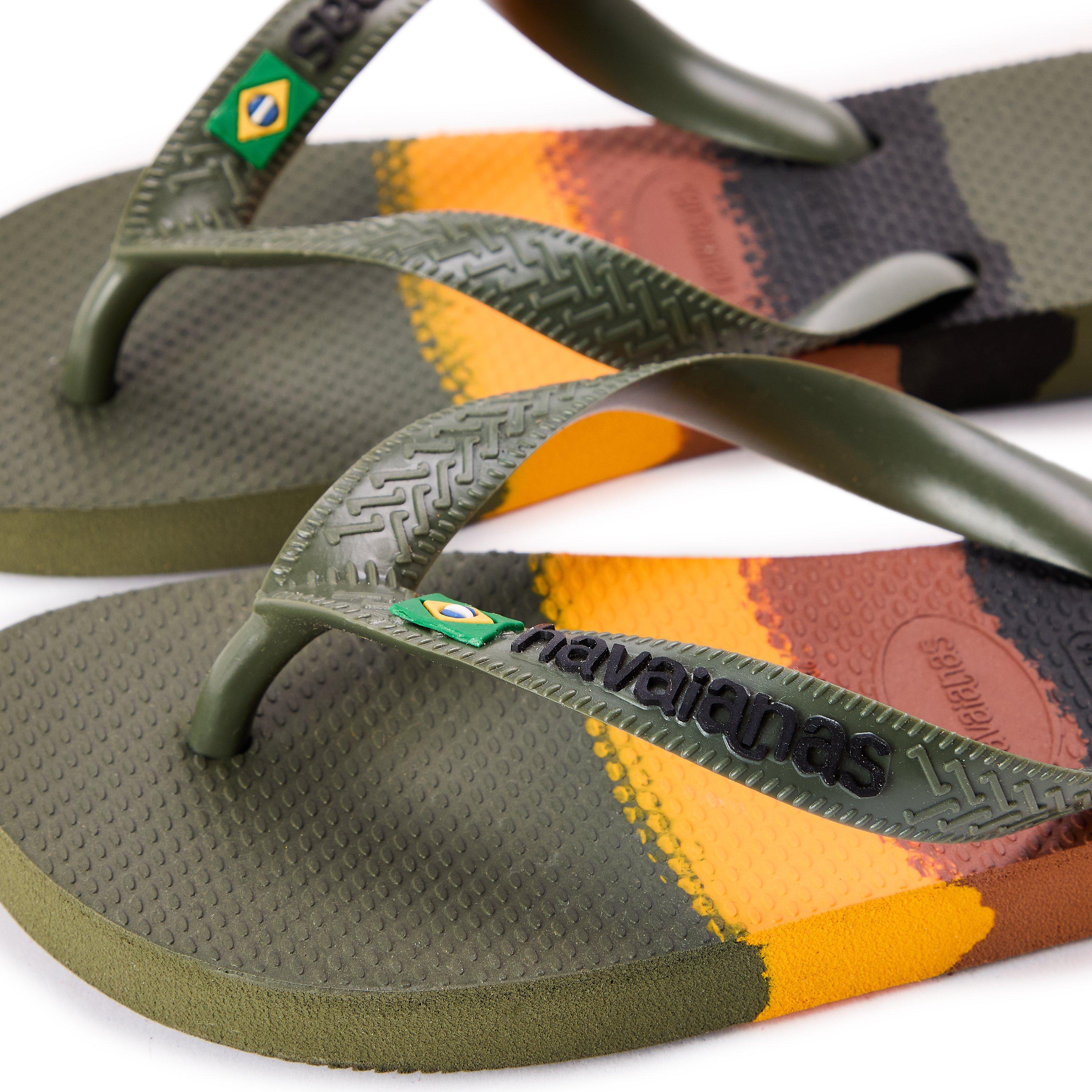 Groen - Havaianas - Hav. Brasil Tech Green 33/34 Flip Flops Womens - 3