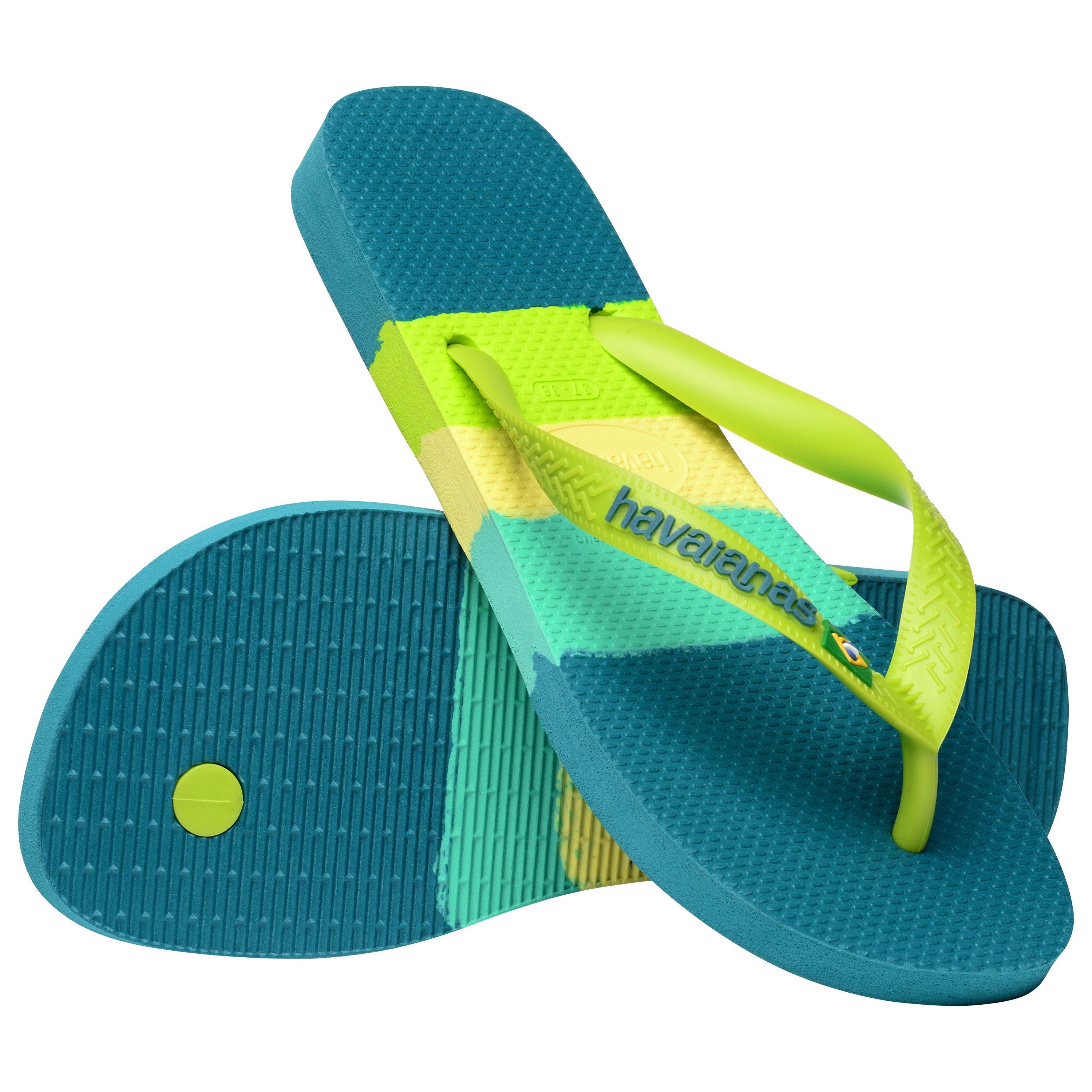 Groen - Havaianas - Hav. Brasil Tech Green 35/36 Flip Flops Womens - 3