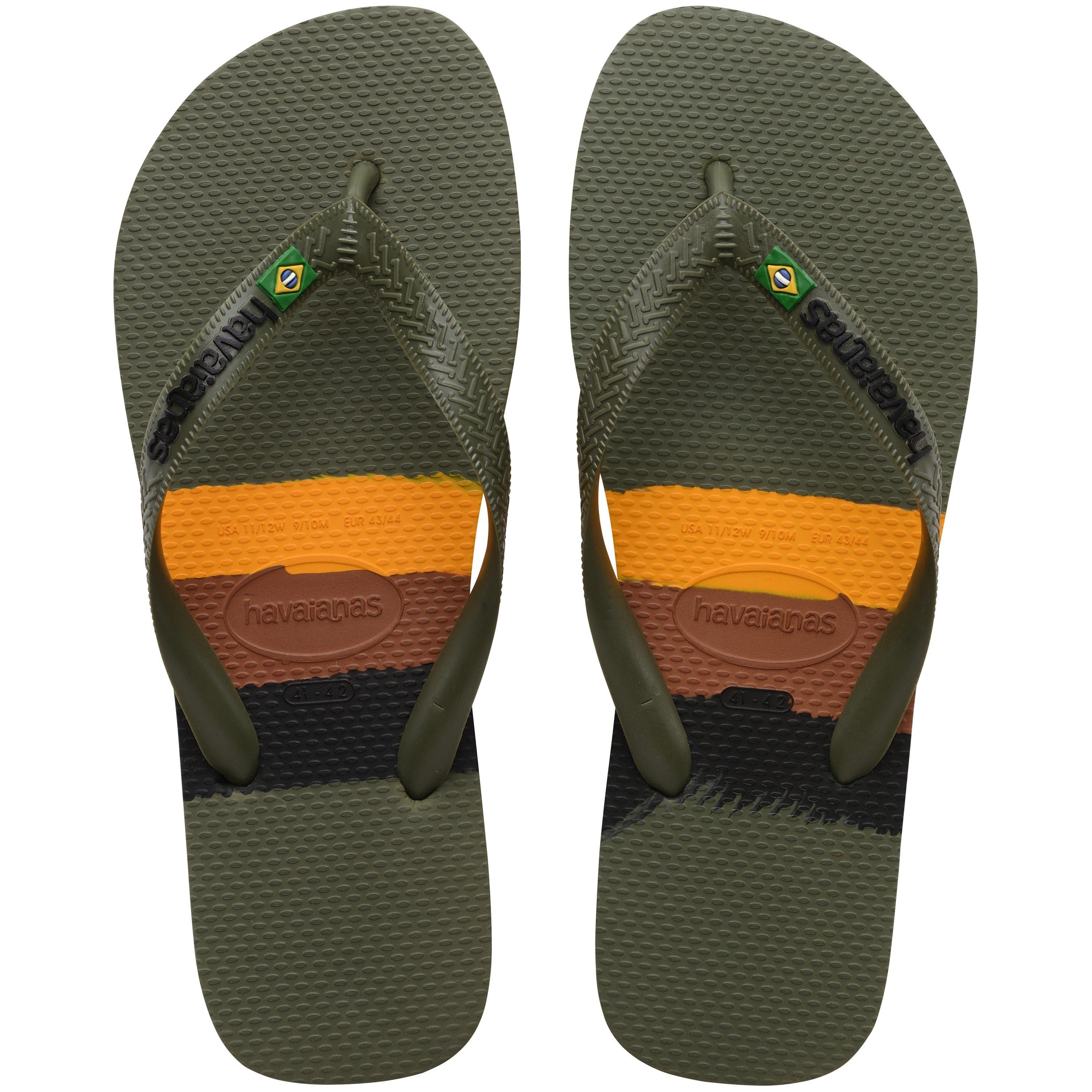 Groen - Havaianas - Hav. Brasil Tech Green 35/36 Flip Flops Womens - 4