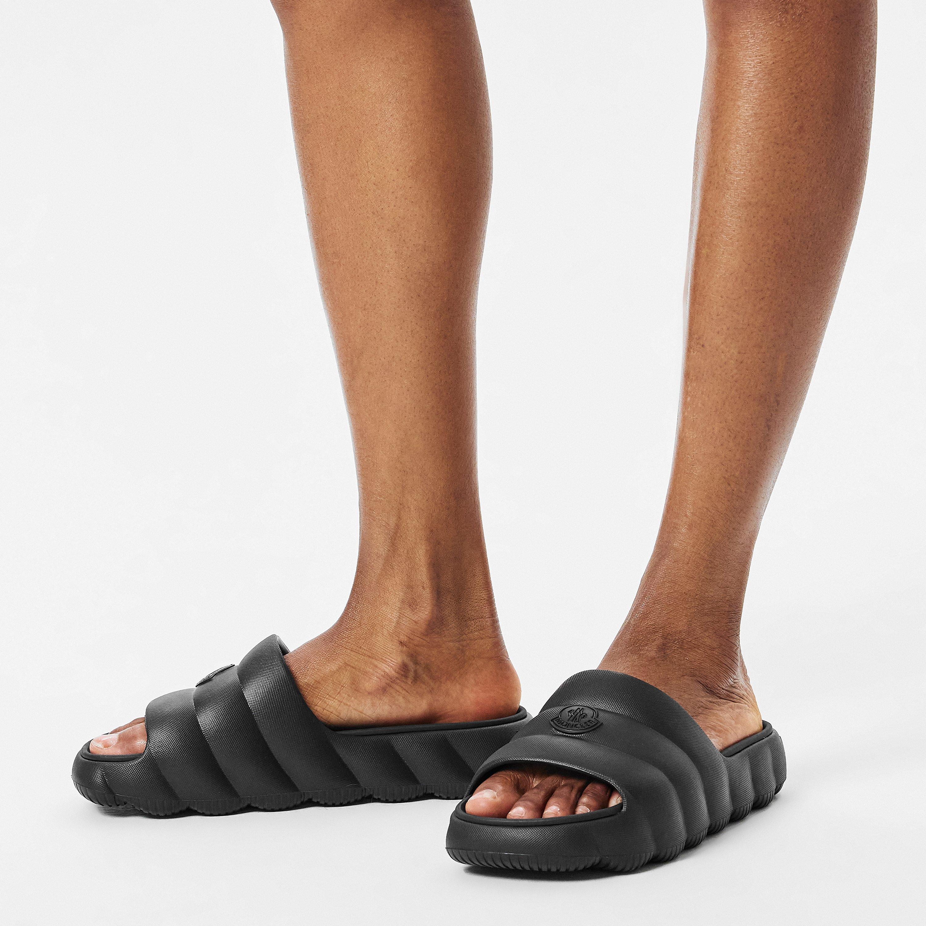 Moncler Women's Lilo Contoured Footbed Pool Sliders | Cruise Fashion
