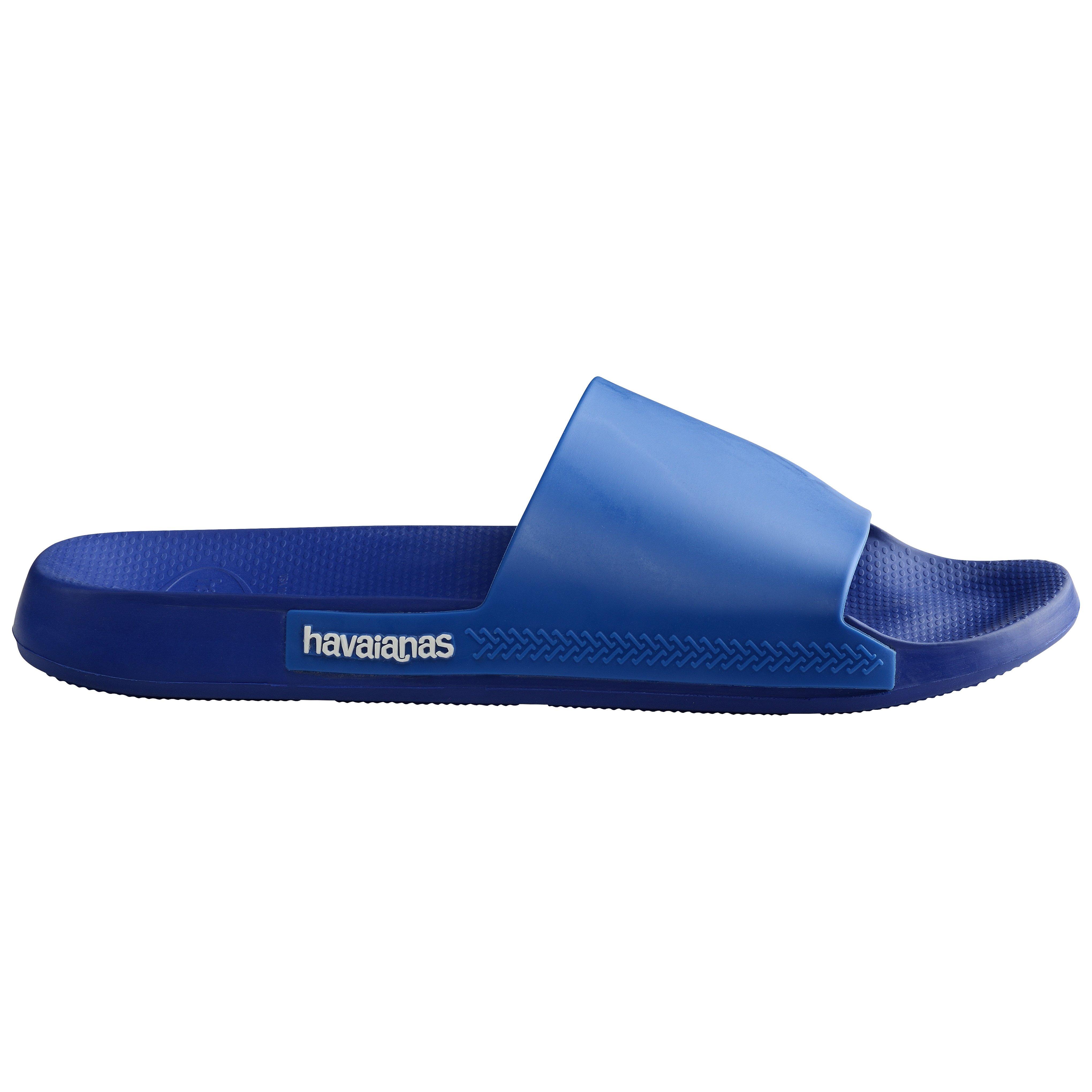 Havaianas Women's Slide Classic Amazonia Flip Flops - Indigo Blue - 5