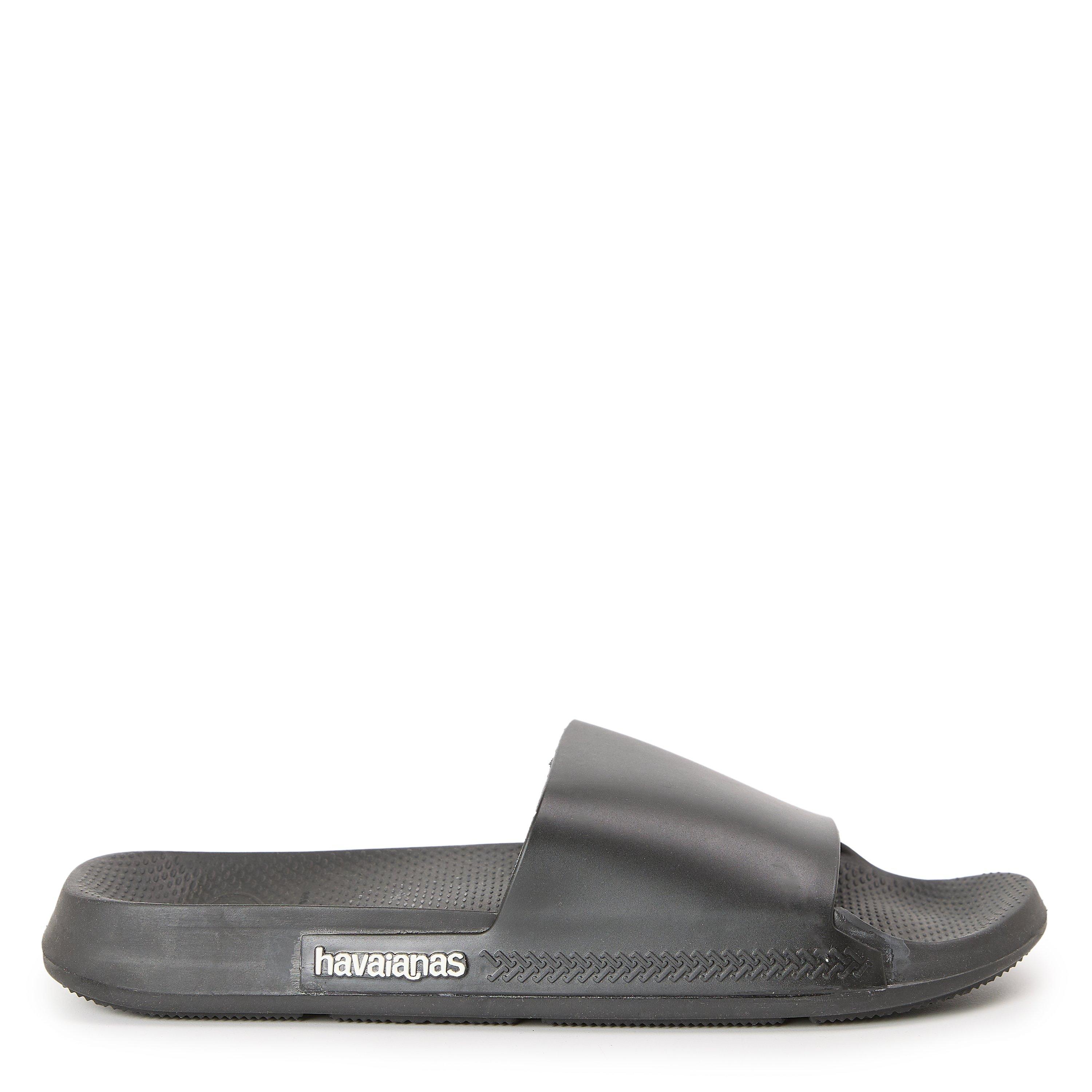 Havaianas Women's Slide Classic Amazonia Flip Flops - Black/Black - 6/7