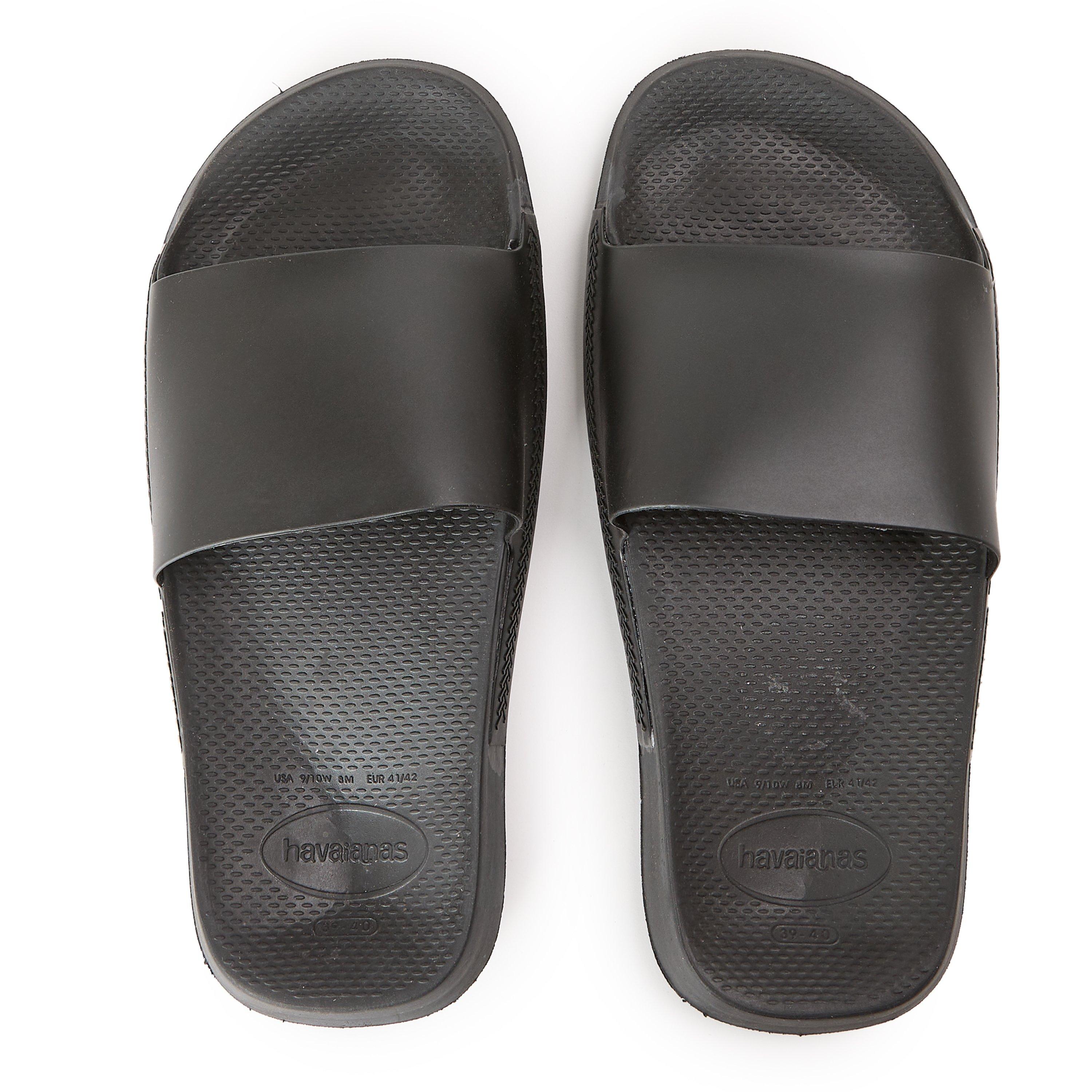 Black/Black - Havaianas - Women's Slide Classic Amazonia Flip Flops - 4