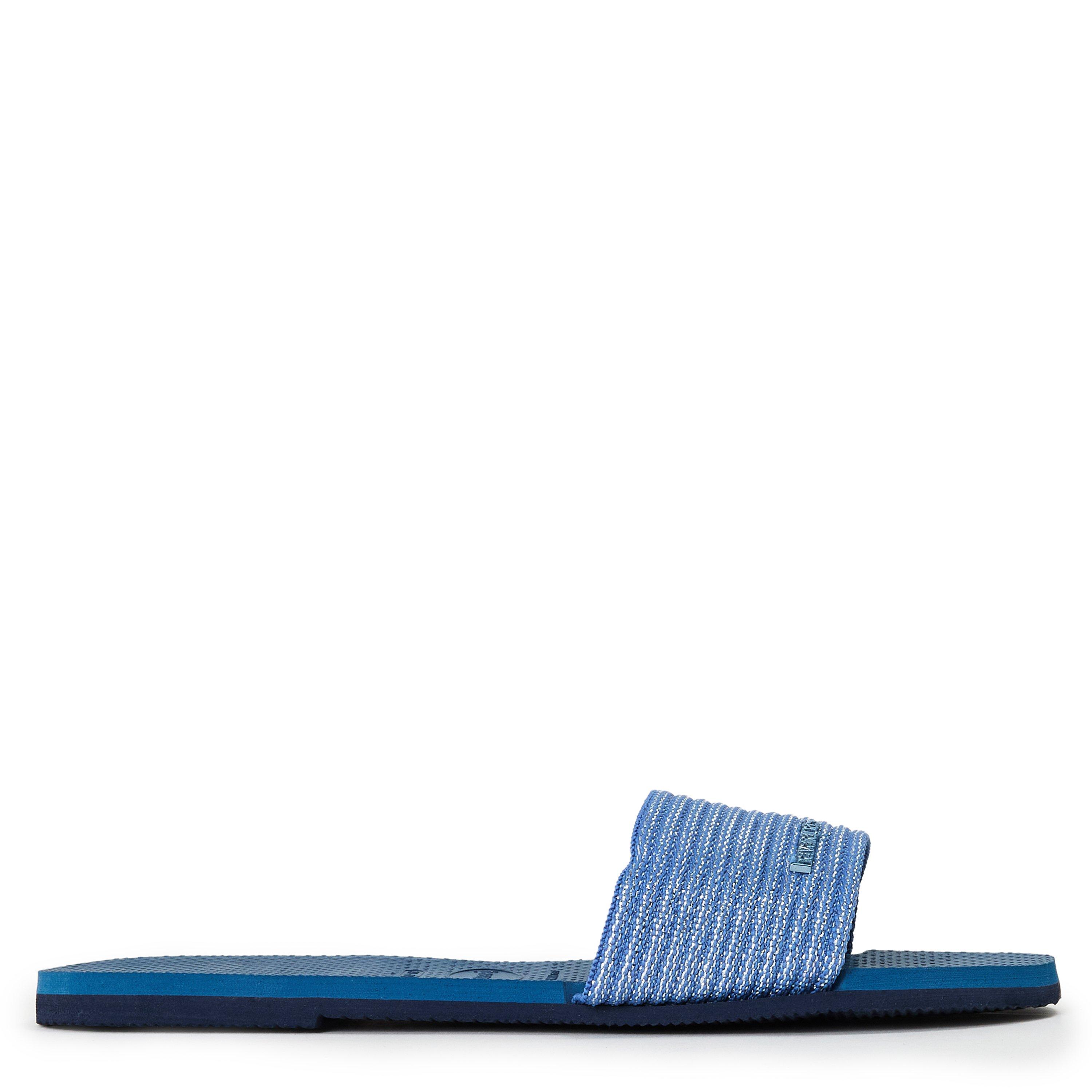 Hav. You Malta Metallic Comfy Blue Flip Flops Womens