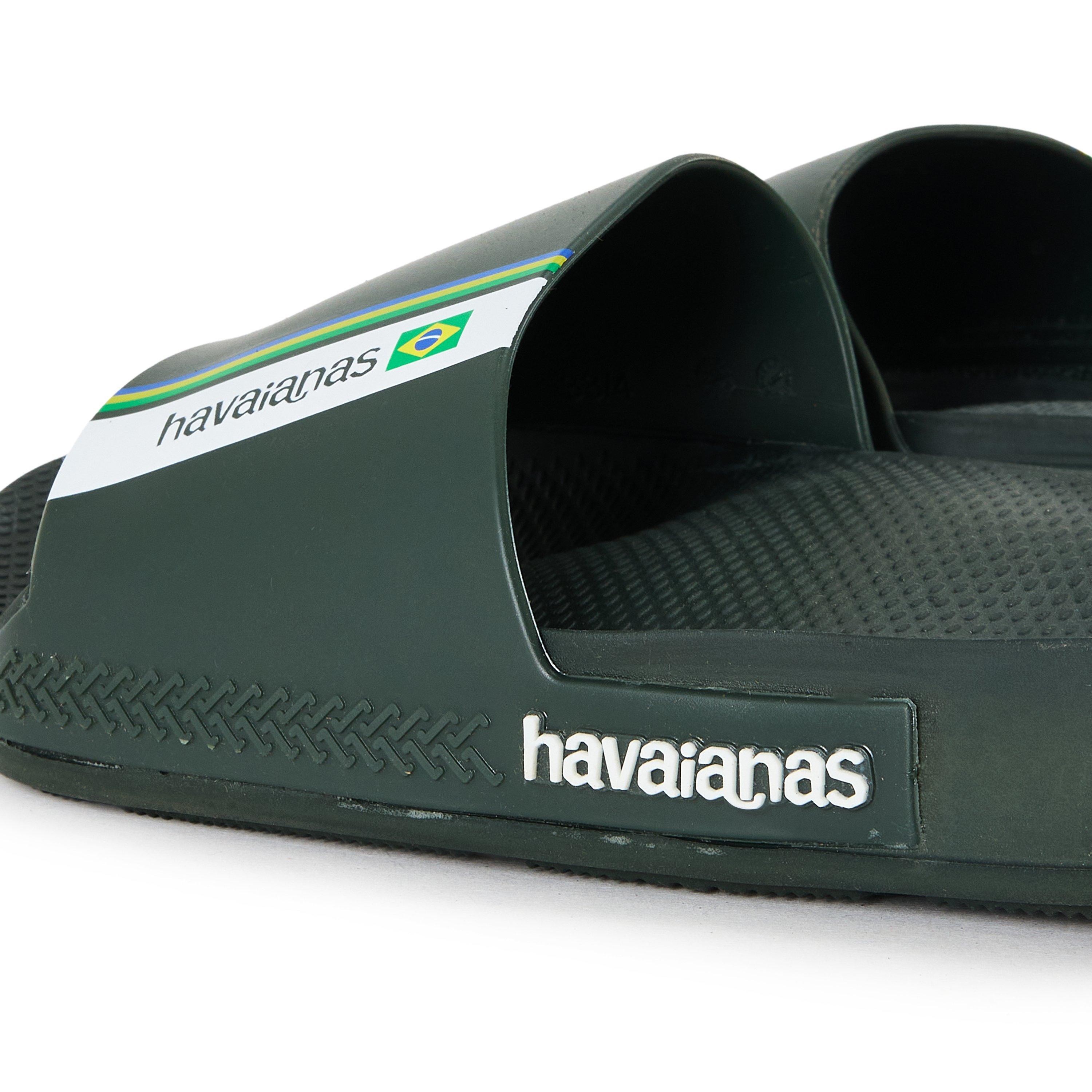 Green - Havaianas - Women's Slide Brasil Black Flip Flops - 3
