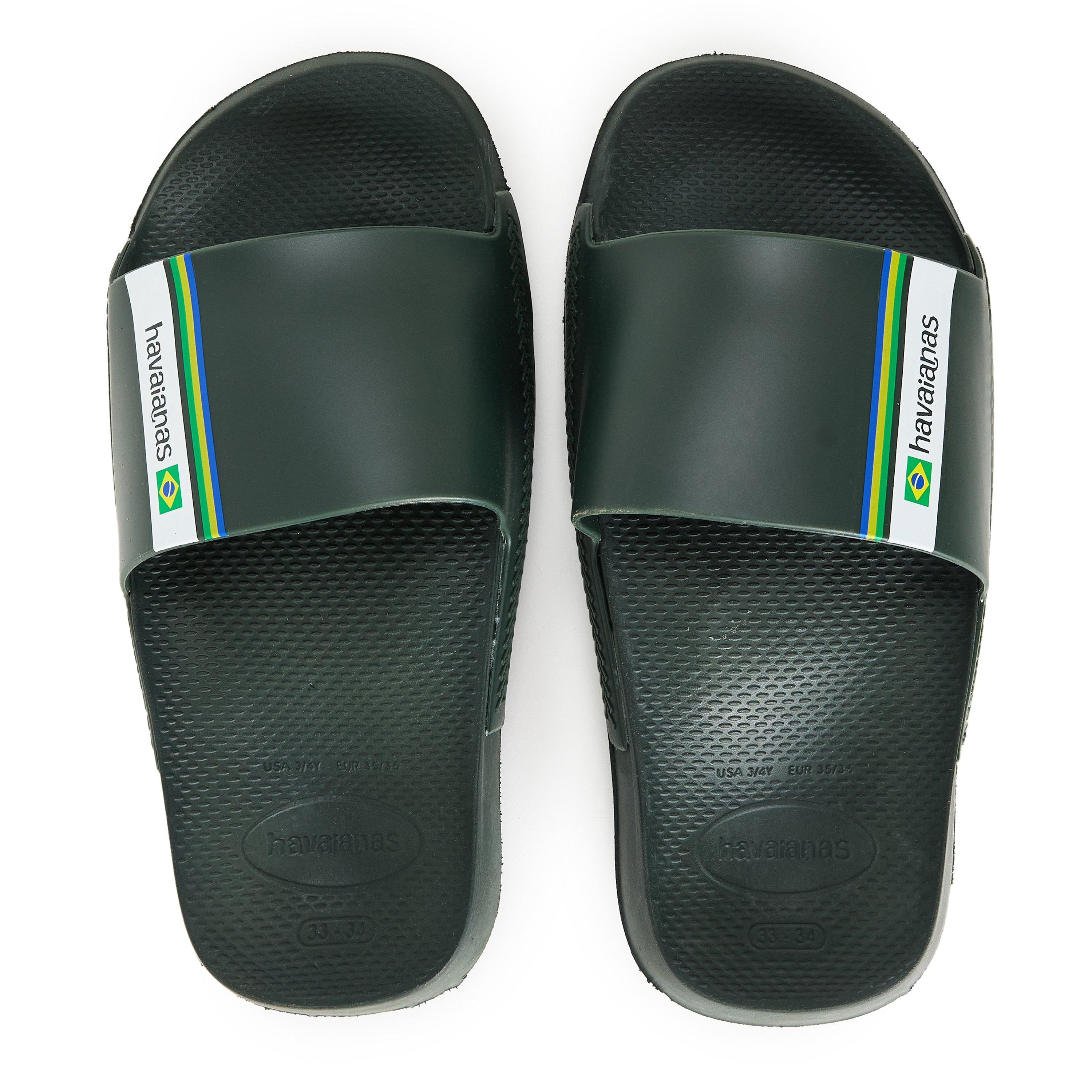 Green - Havaianas - Women's Slide Brasil Black Flip Flops - 4