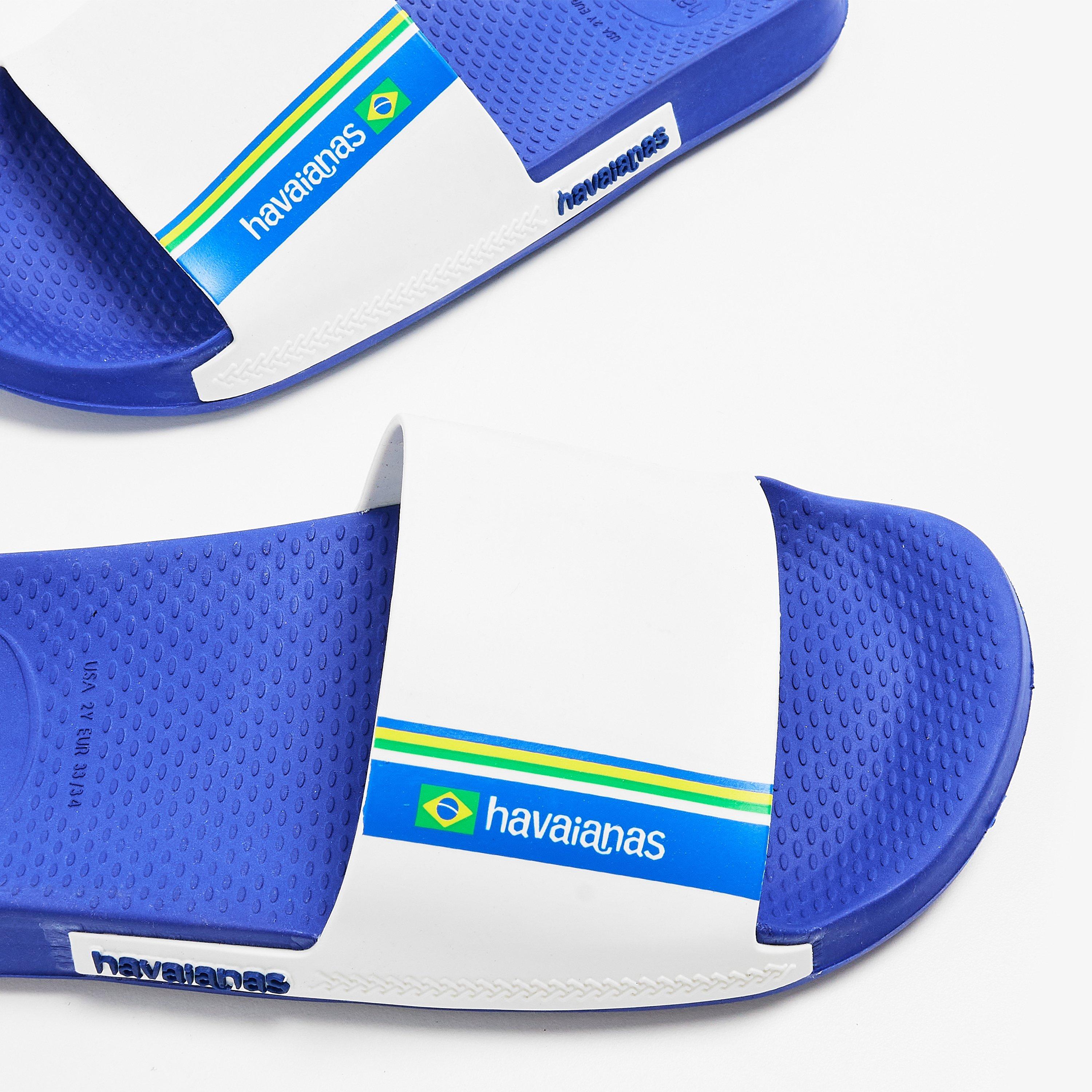 Marine Blue - Havaianas - Women's Slide Brasil Black Flip Flops - 3