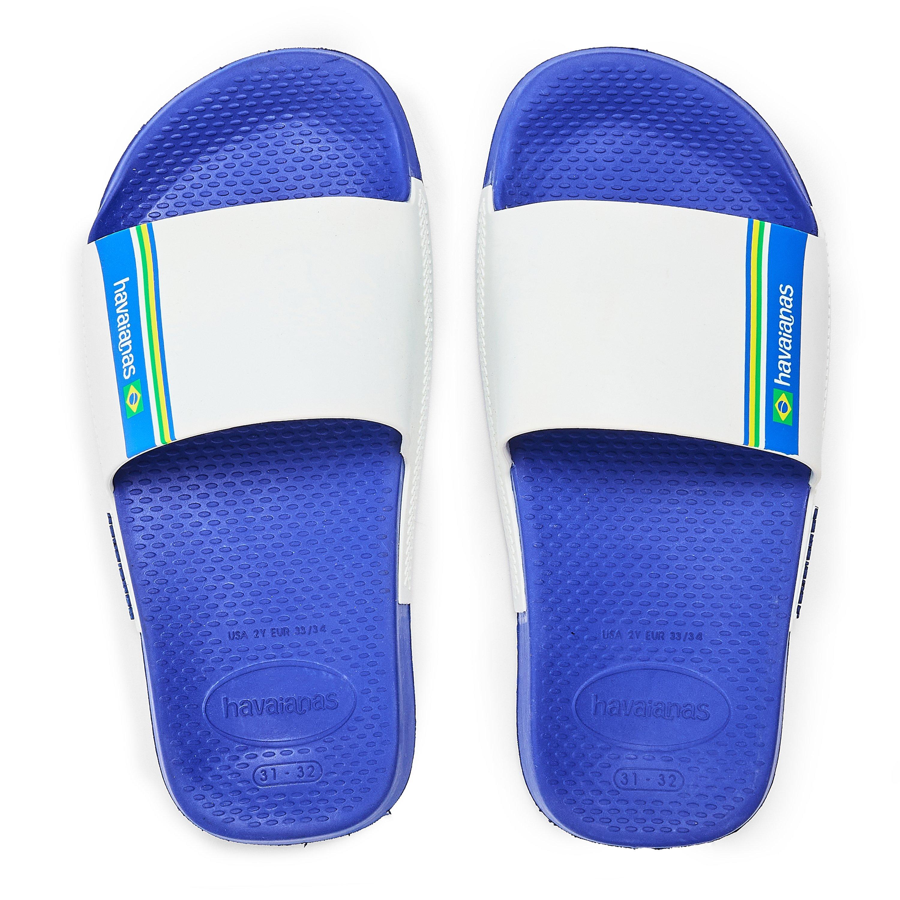 Marine Blue - Havaianas - Women's Slide Brasil Black Flip Flops - 4