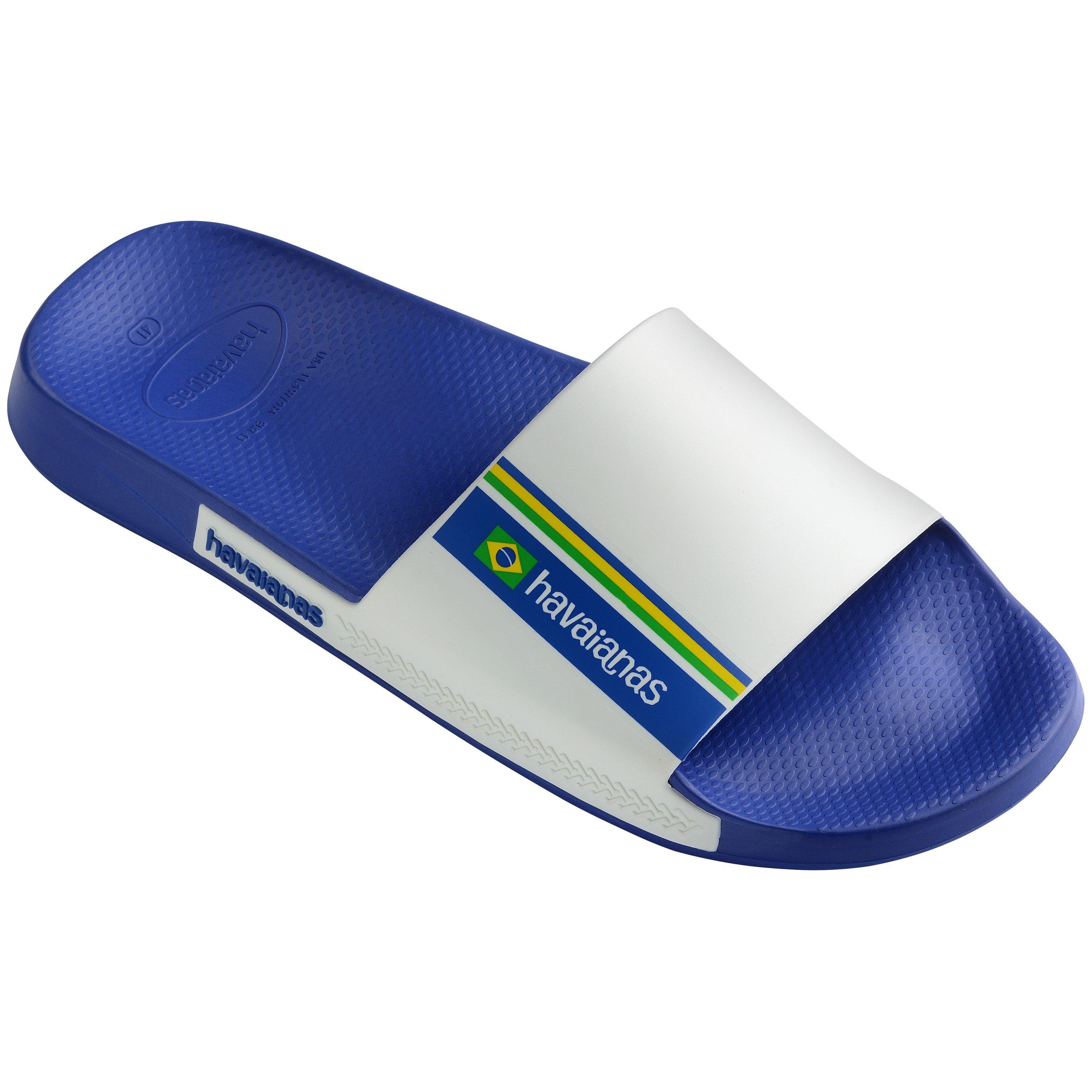 Marine Blue - Havaianas - Women's Slide Brasil Black Flip Flops - 1