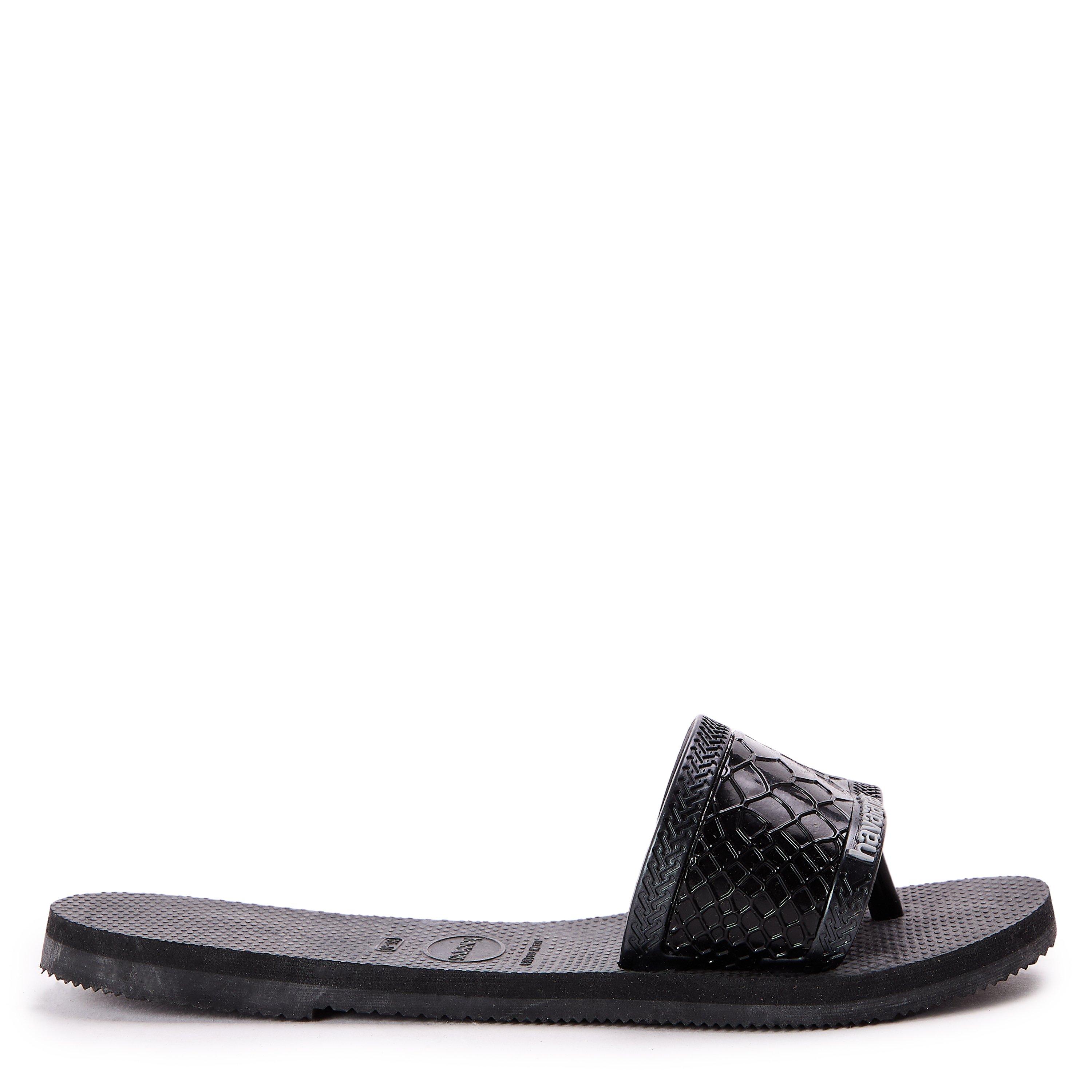 Black - Havaianas - Hav. You Angra Wild Black 35/36 Flip Flops Womens - 1