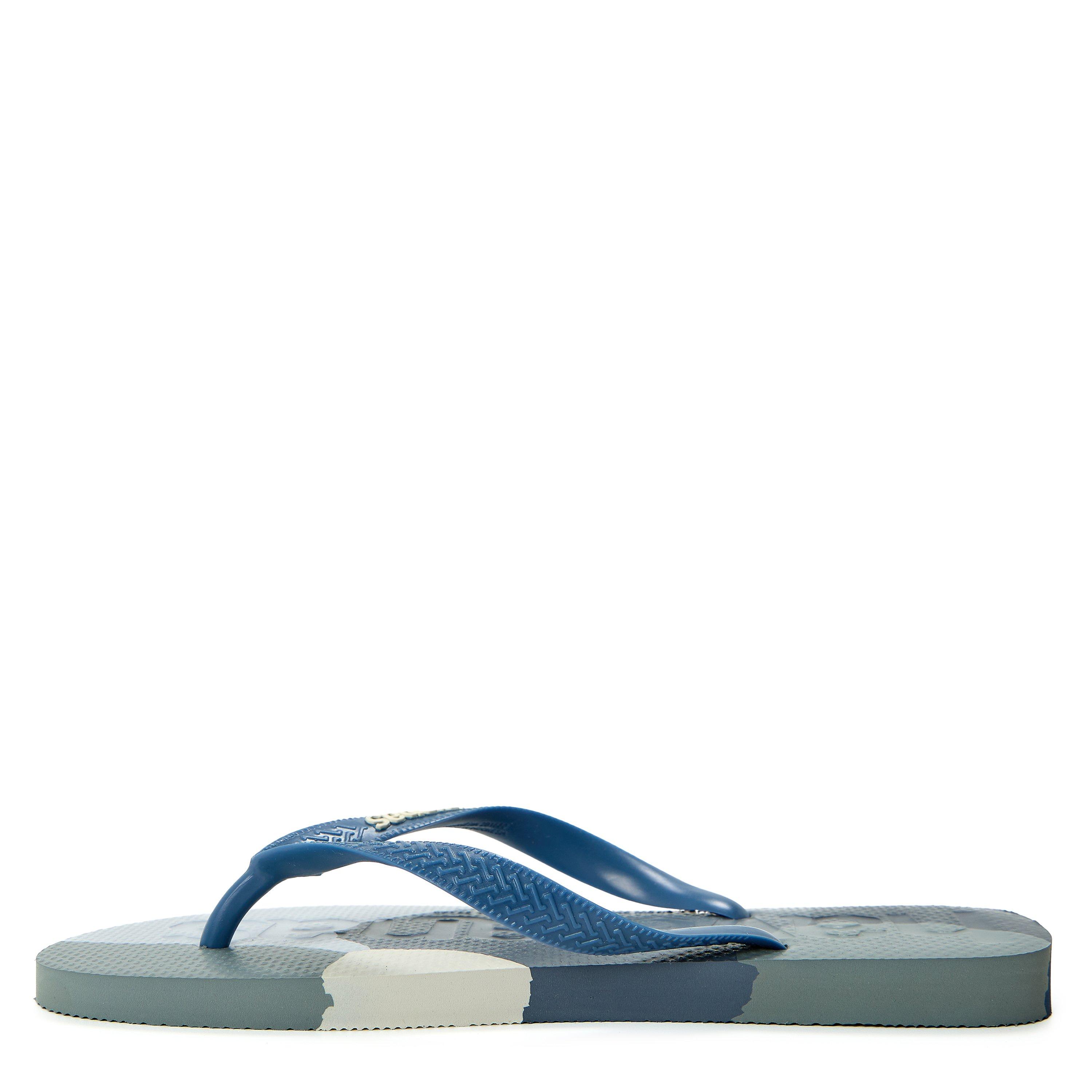 Indigo Blue - Havaianas - Hav. Top Logomania Colors Ii Black Flip Flops Womens - 2
