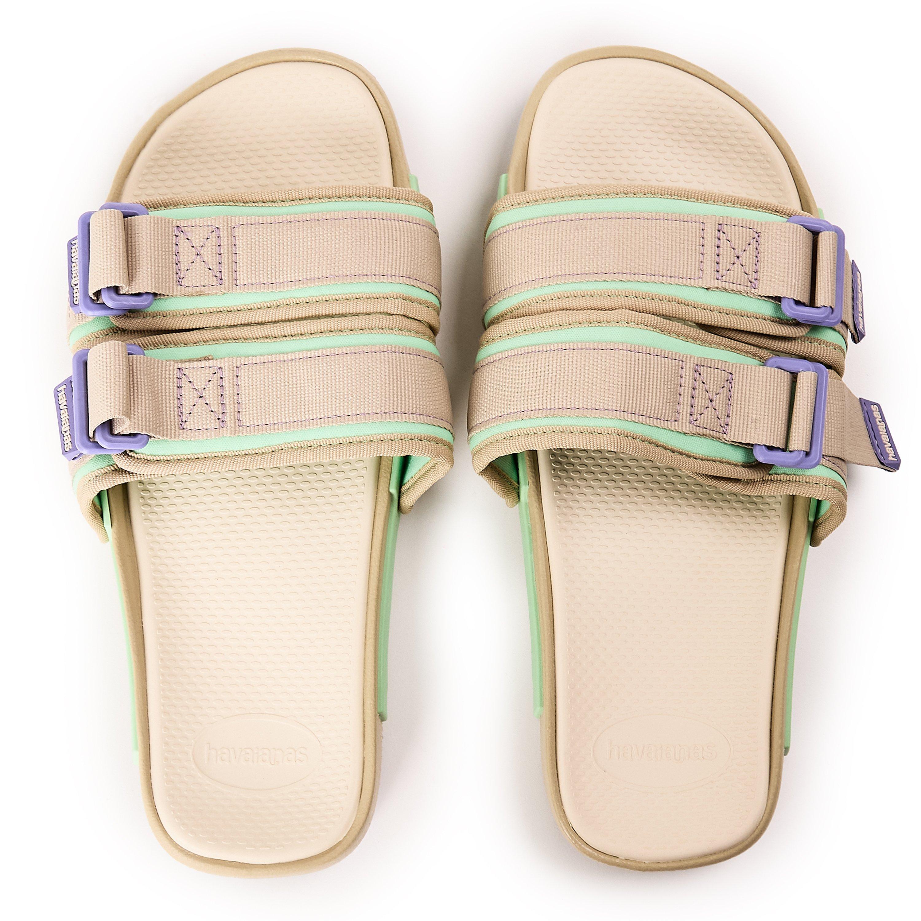 Reloaded Beige - Havaianas - Hav. Slide Reloaded Beige 37/38 Flip Flops Womens - 4