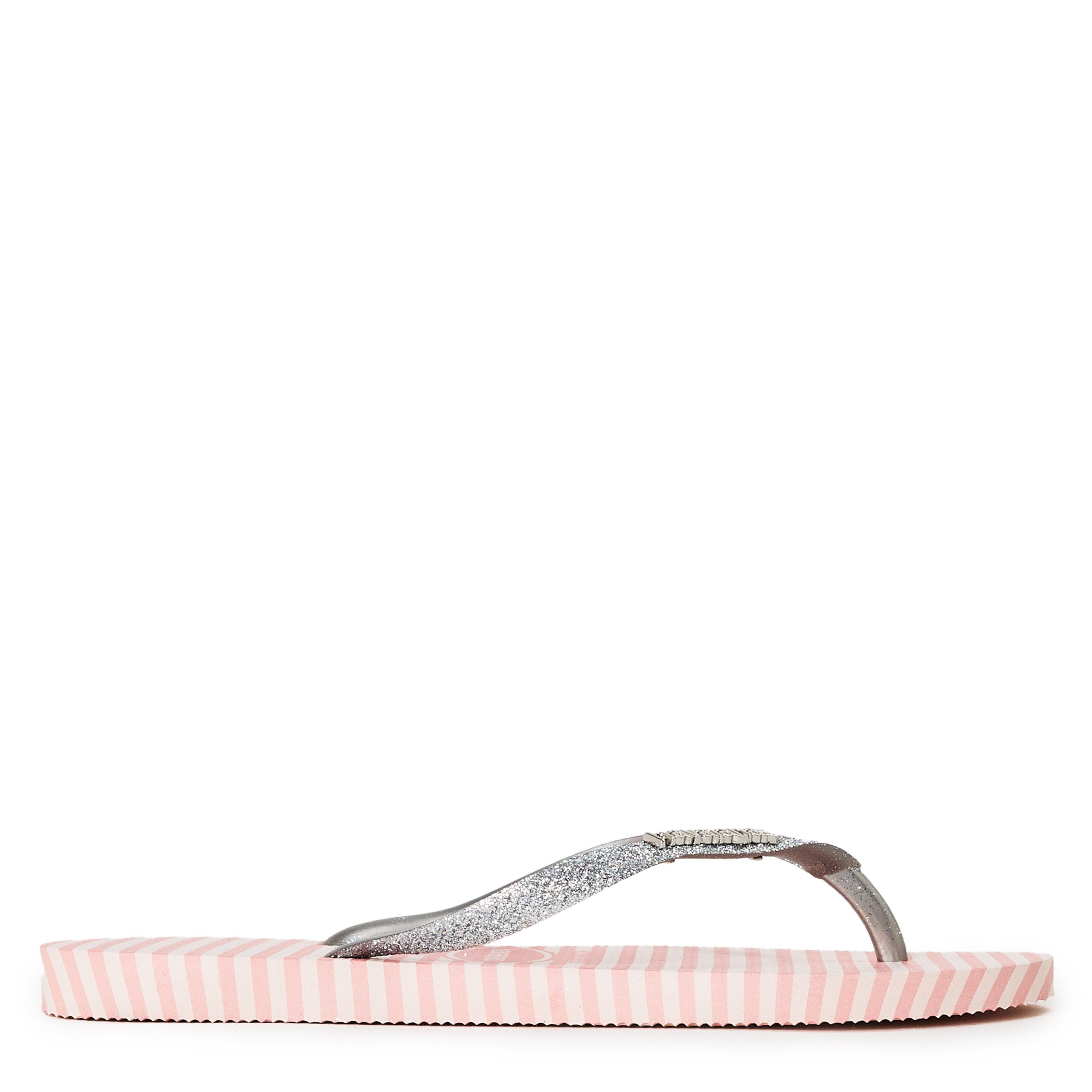 Ballet Rose - Havaianas - Hav. Slim Glitter Stripes Ballet Ro Flip Flops Womens - 1